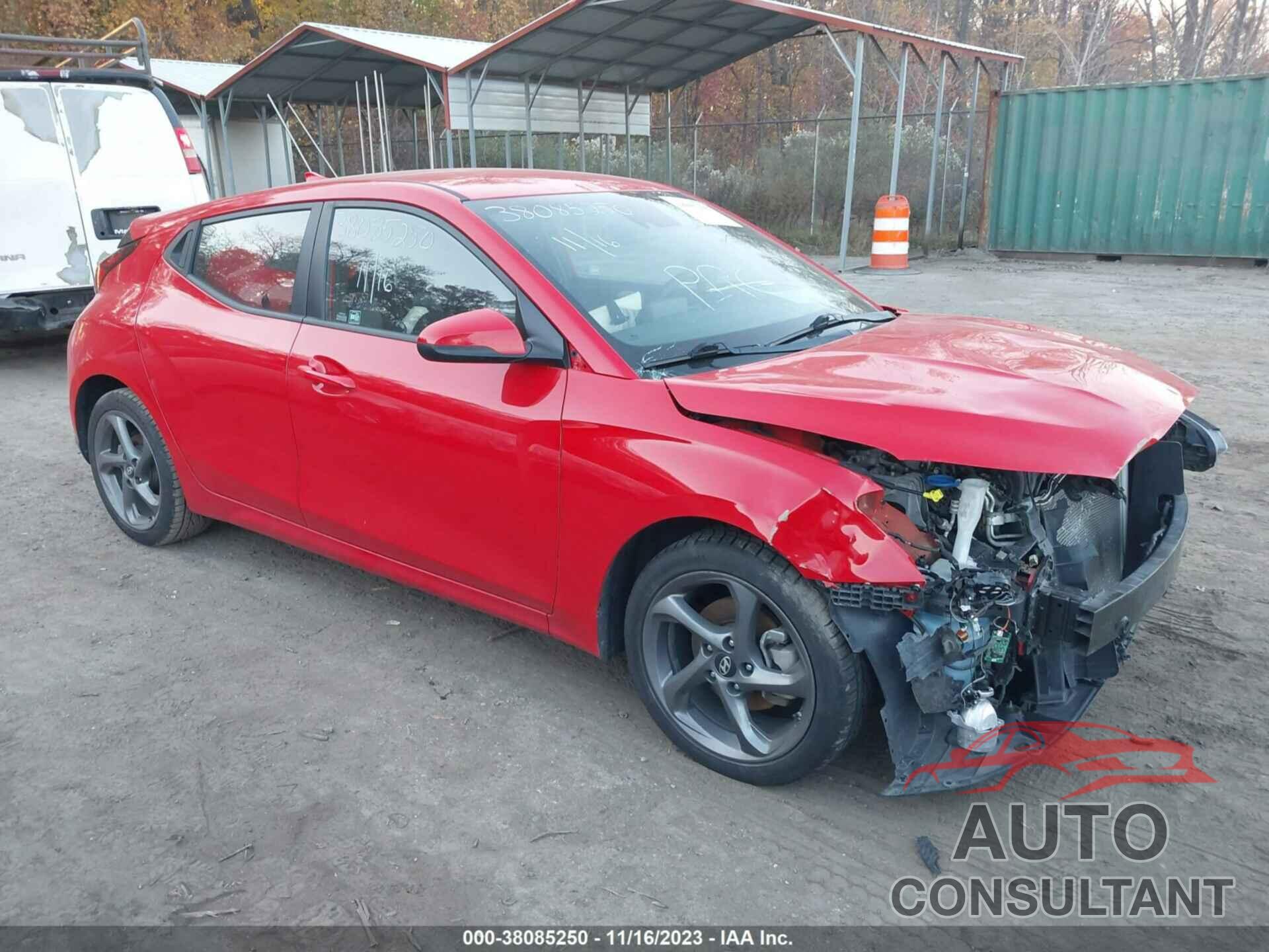 HYUNDAI VELOSTER 2019 - KMHTG6AFXKU011030