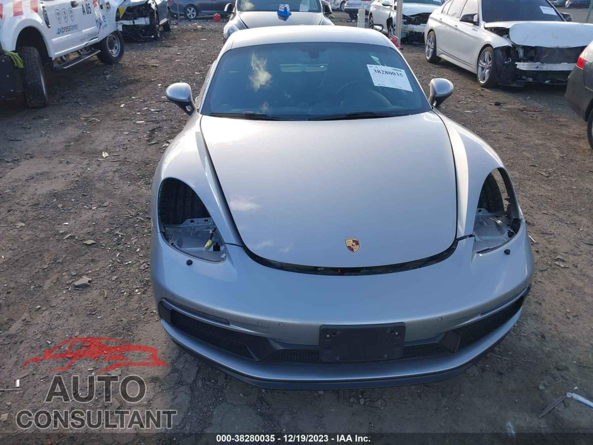 PORSCHE 718 CAYMAN 2018 - WP0AB2A82JS278483