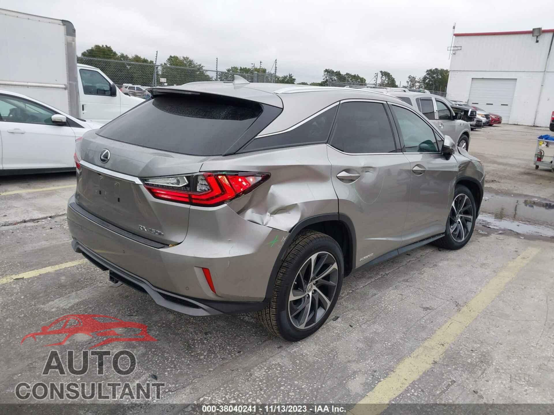 LEXUS RX 2017 - 2T2BGMCA0HC020147
