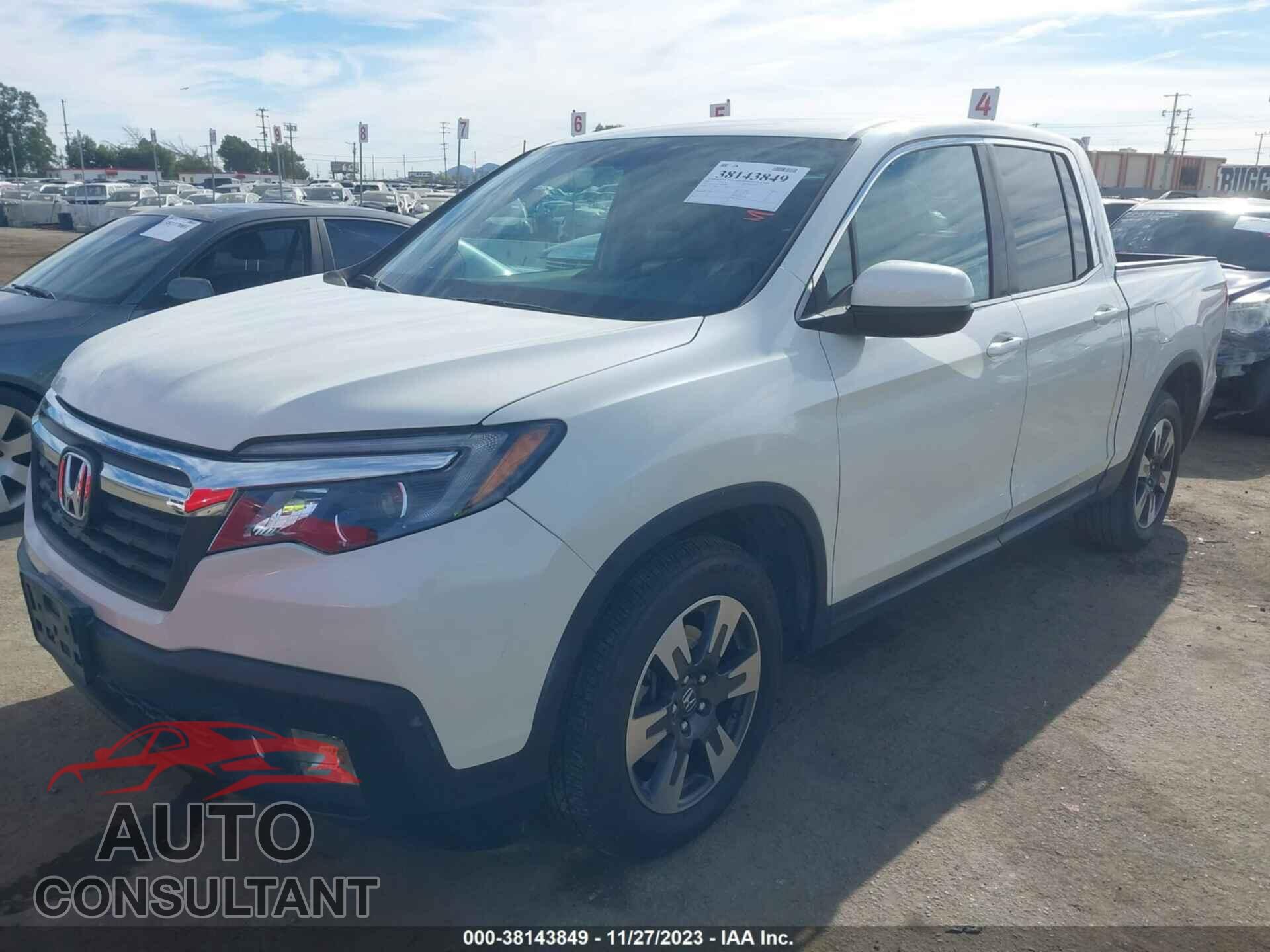 HONDA RIDGELINE 2017 - 5FPYK2F63HB001460