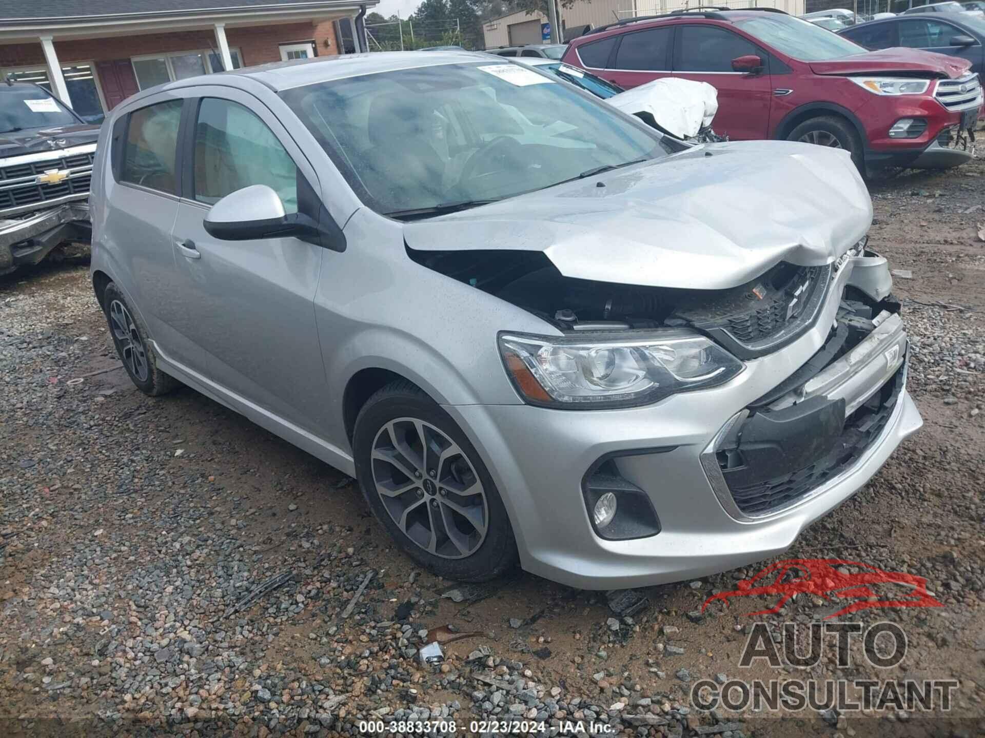 CHEVROLET SONIC 2020 - 1G1JD6SB8L4108401