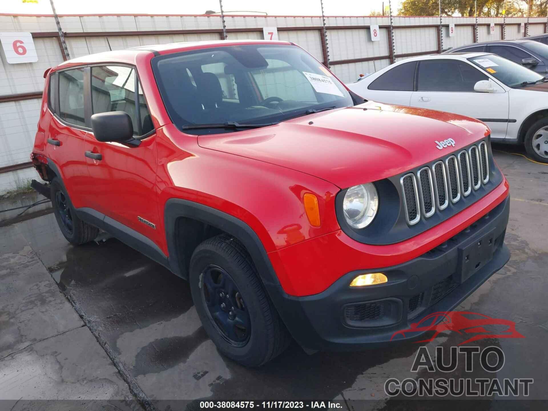 JEEP RENEGADE 2018 - ZACCJBAB0JPH31514