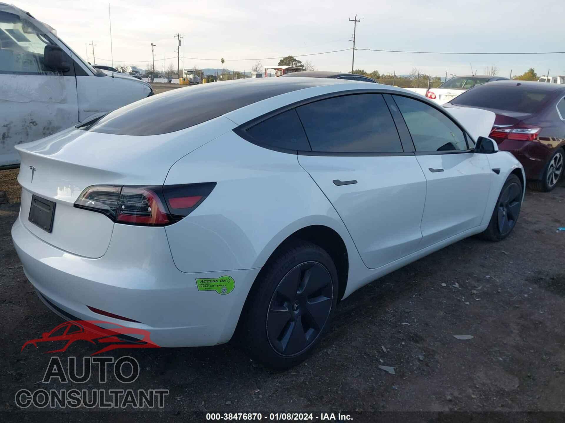 TESLA MODEL 3 2023 - 5YJ3E1EA0PF476508