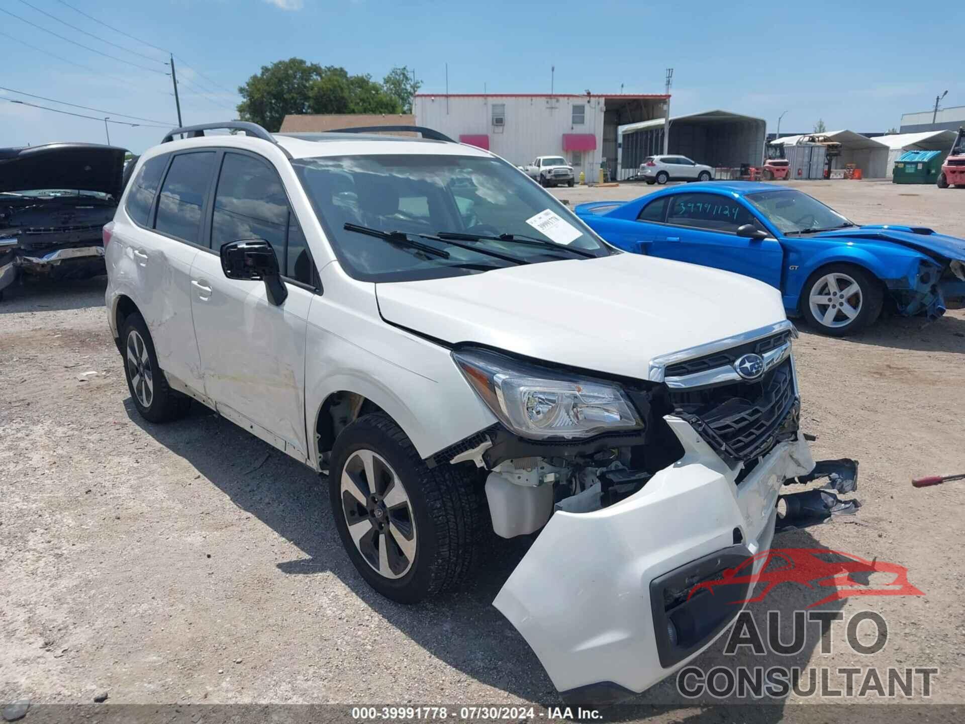 SUBARU FORESTER 2018 - JF2SJAGC3JH577427