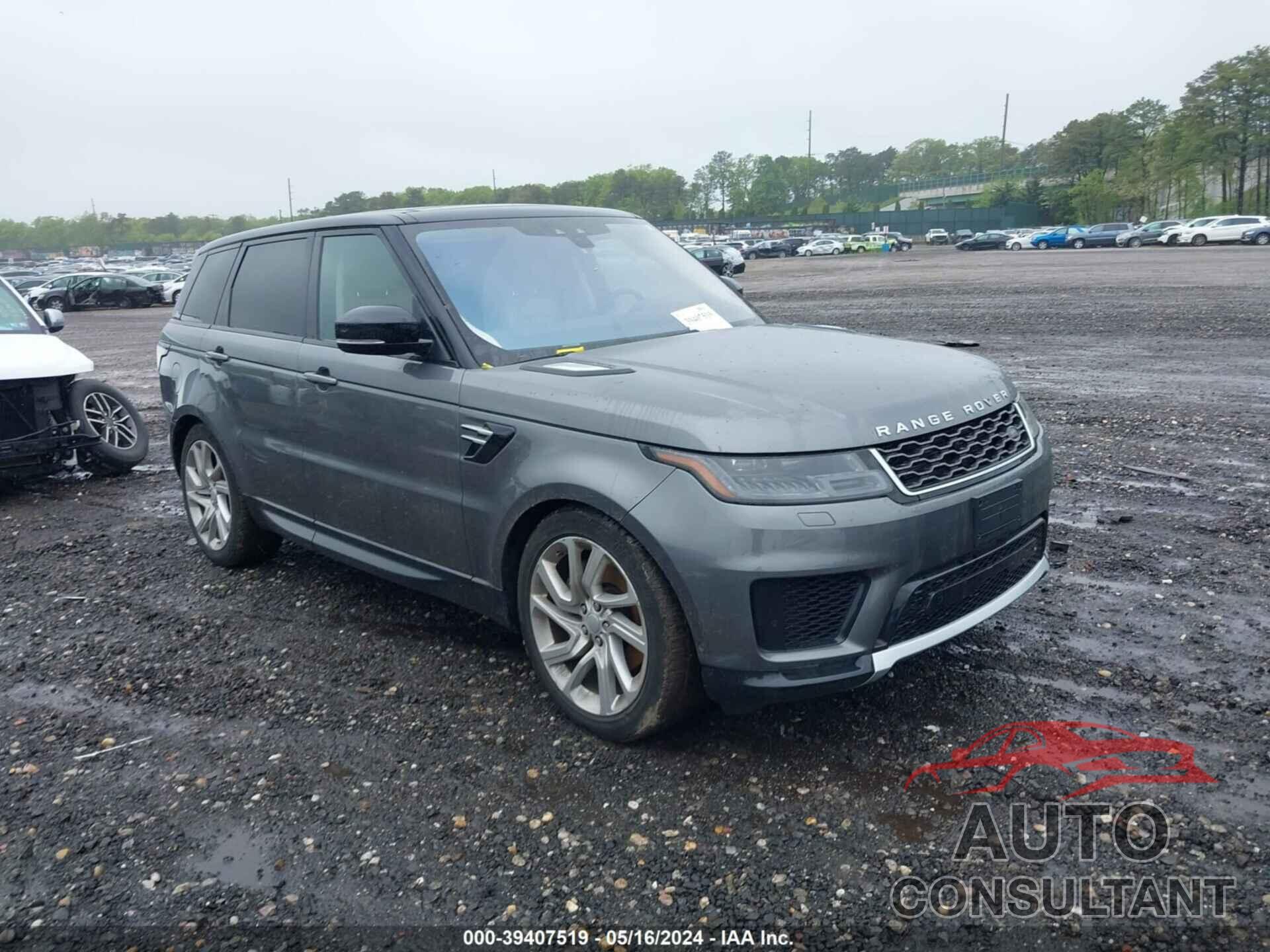 LAND ROVER RANGE ROVER SPORT 2019 - SALWR2RV6KA845824