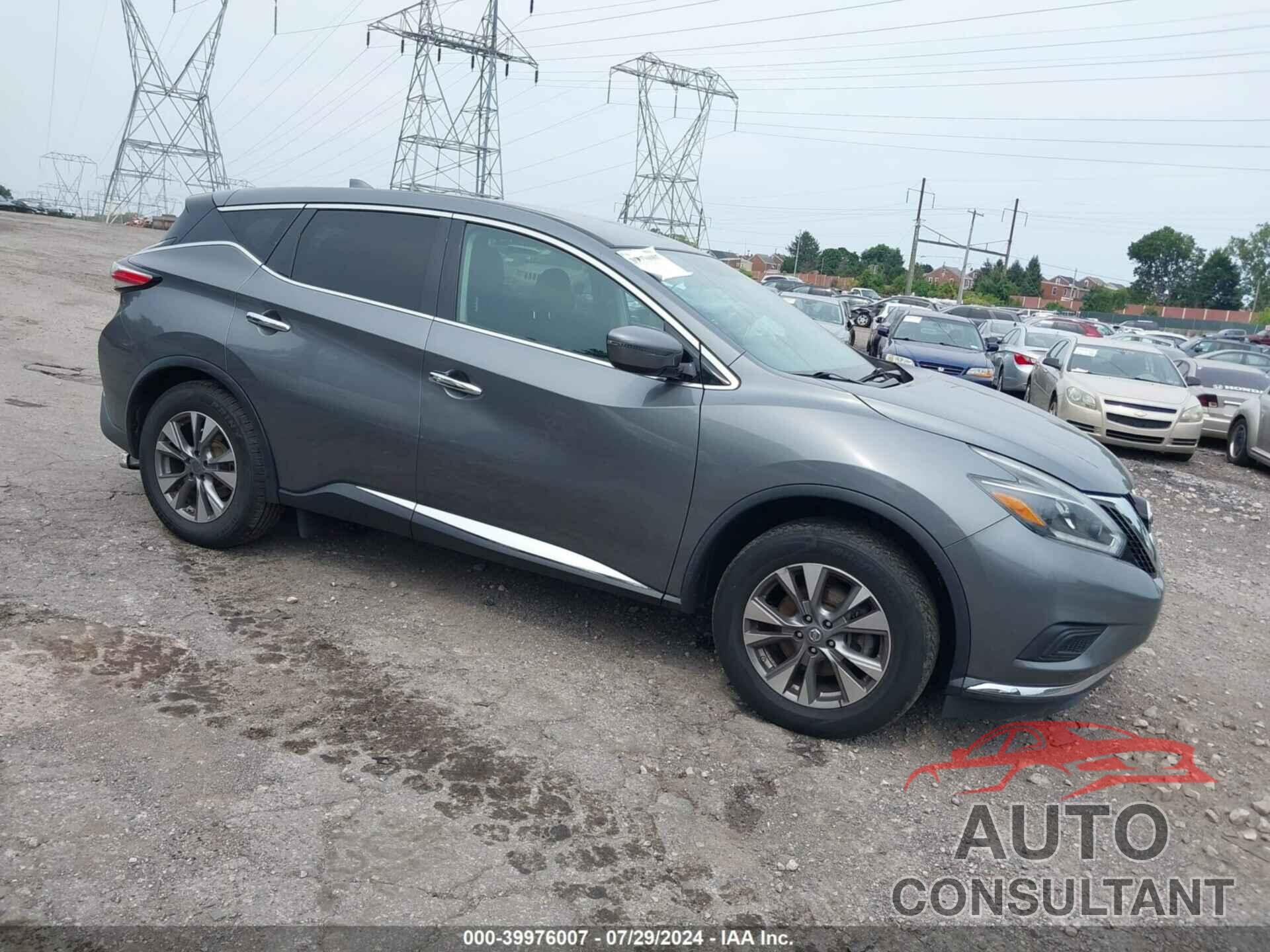 NISSAN MURANO 2018 - 5N1AZ2MH7JN155022