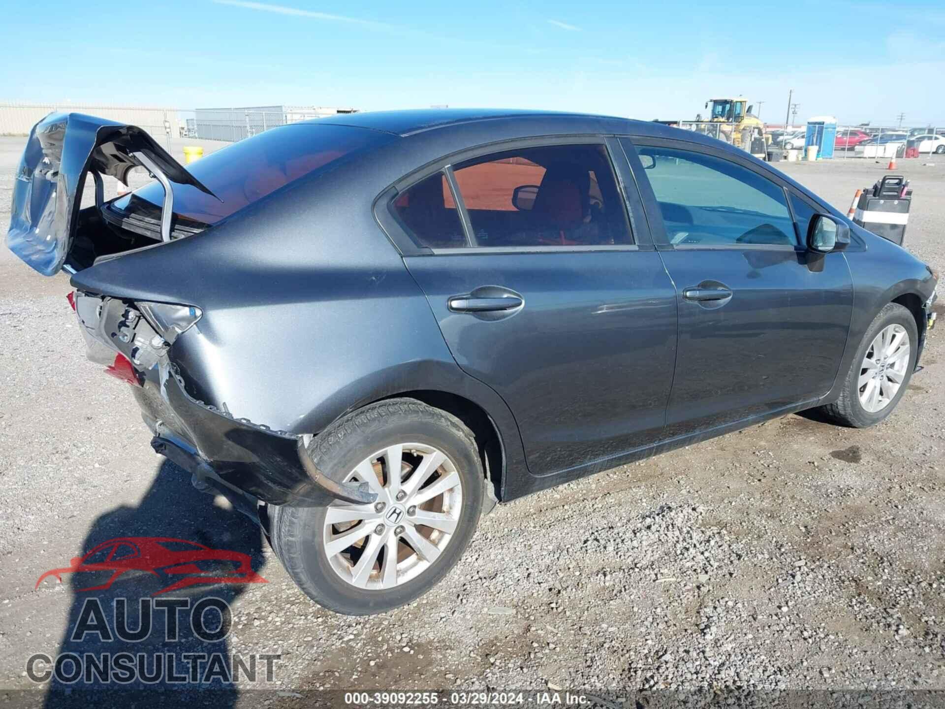 HONDA CIVIC 2012 - 19XFB2F85CE344254
