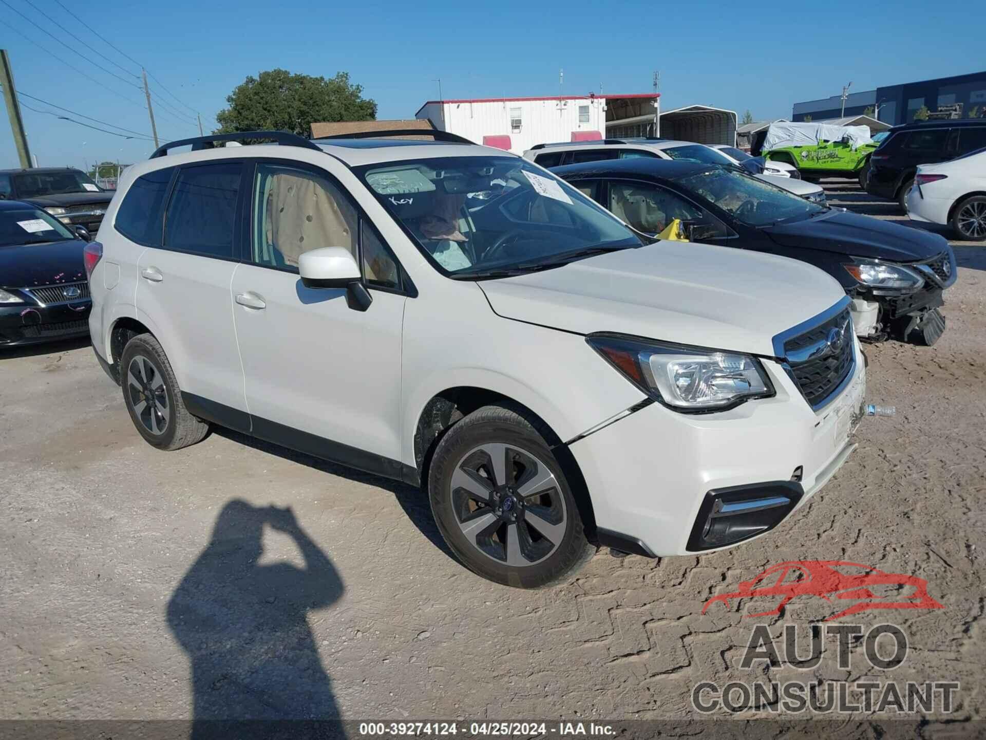 SUBARU FORESTER 2018 - JF2SJAGC7JH507512