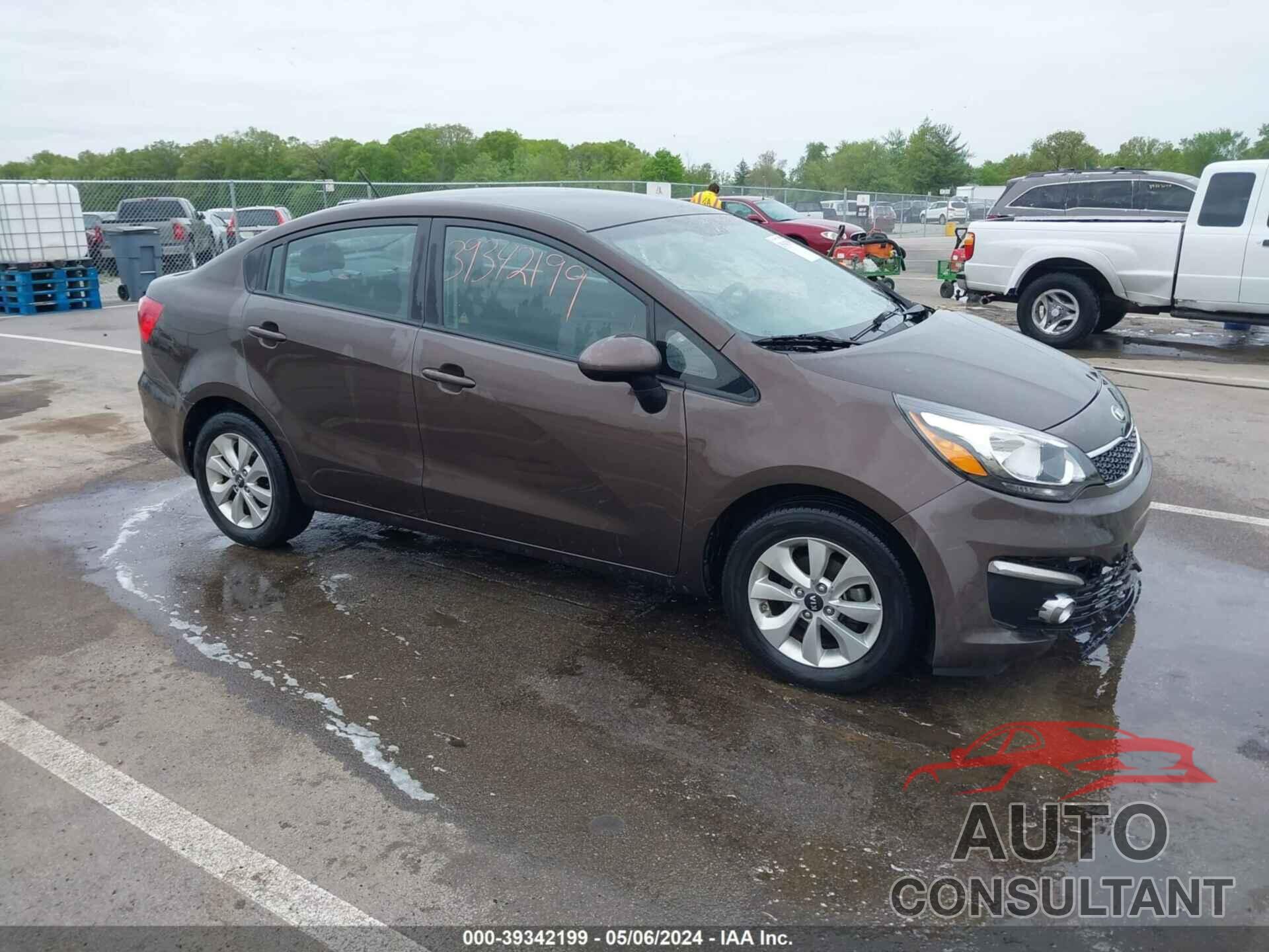 KIA RIO 2016 - KNADN4A33G6633079