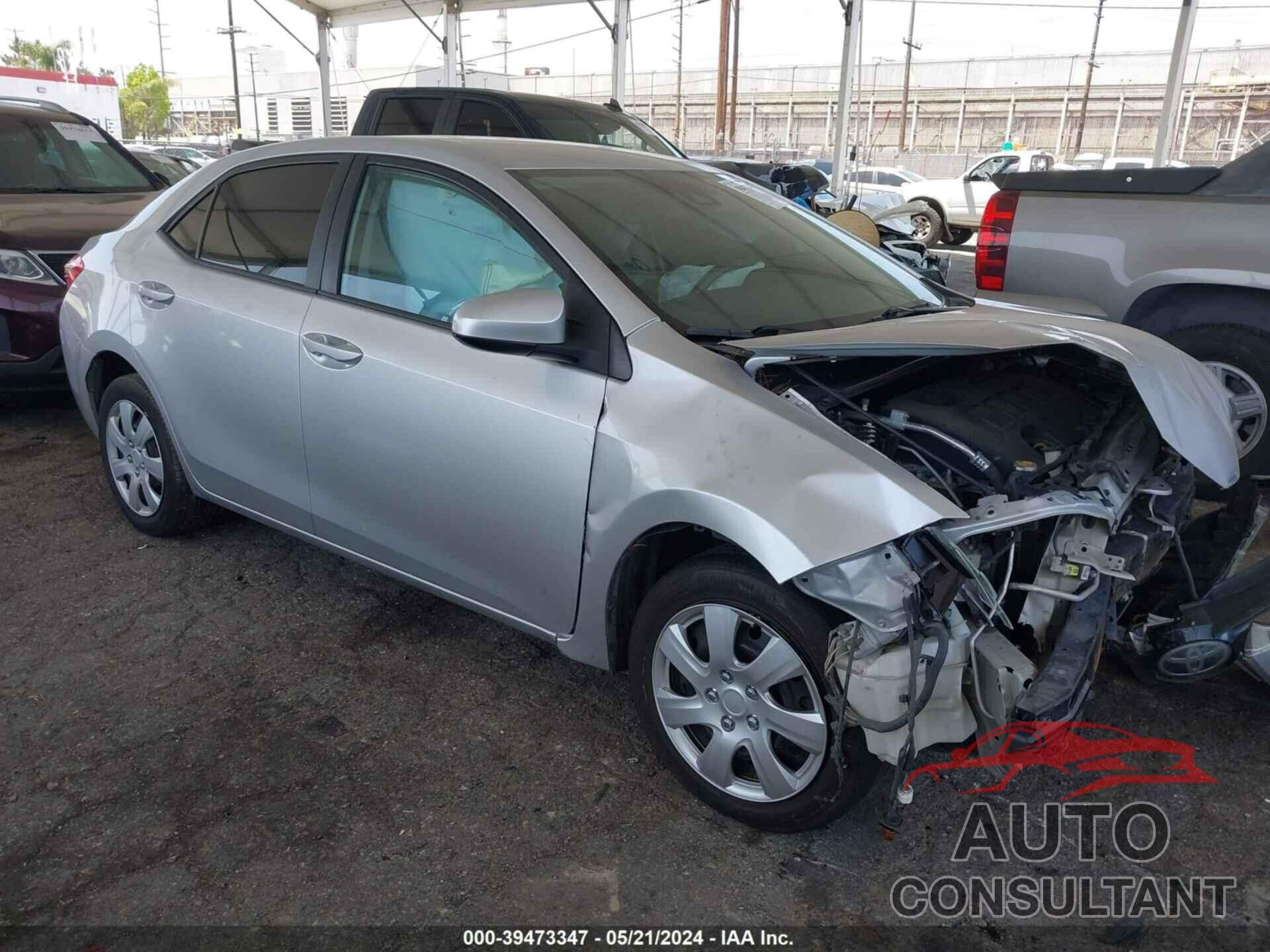 TOYOTA COROLLA 2017 - 5YFBURHE6HP594662