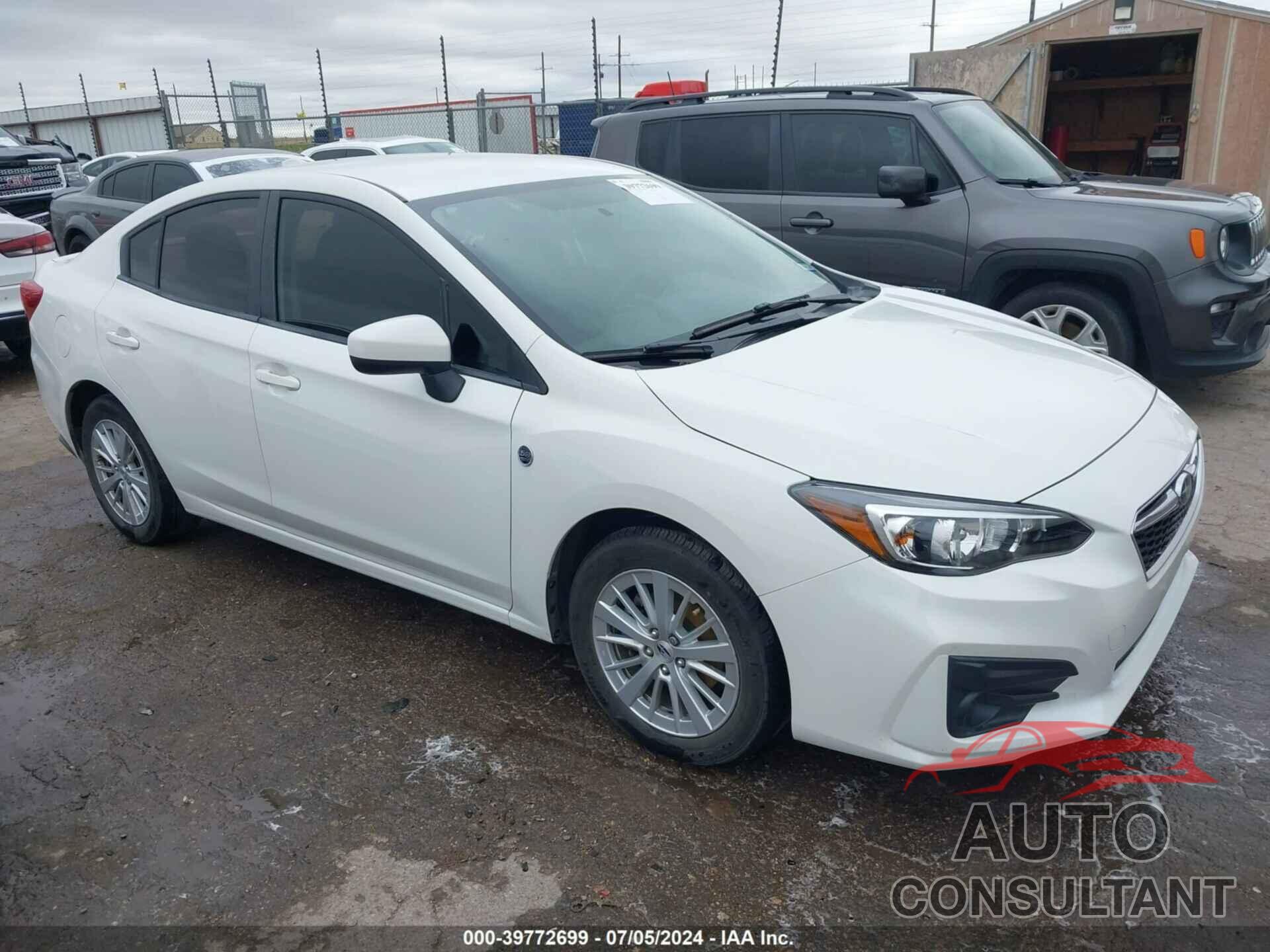 SUBARU IMPREZA 2018 - 4S3GKAB66J3623834