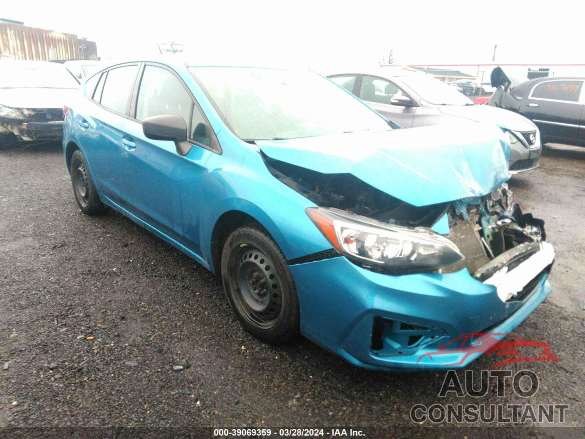 SUBARU IMPREZA 2018 - 4S3GTAA61J3721345