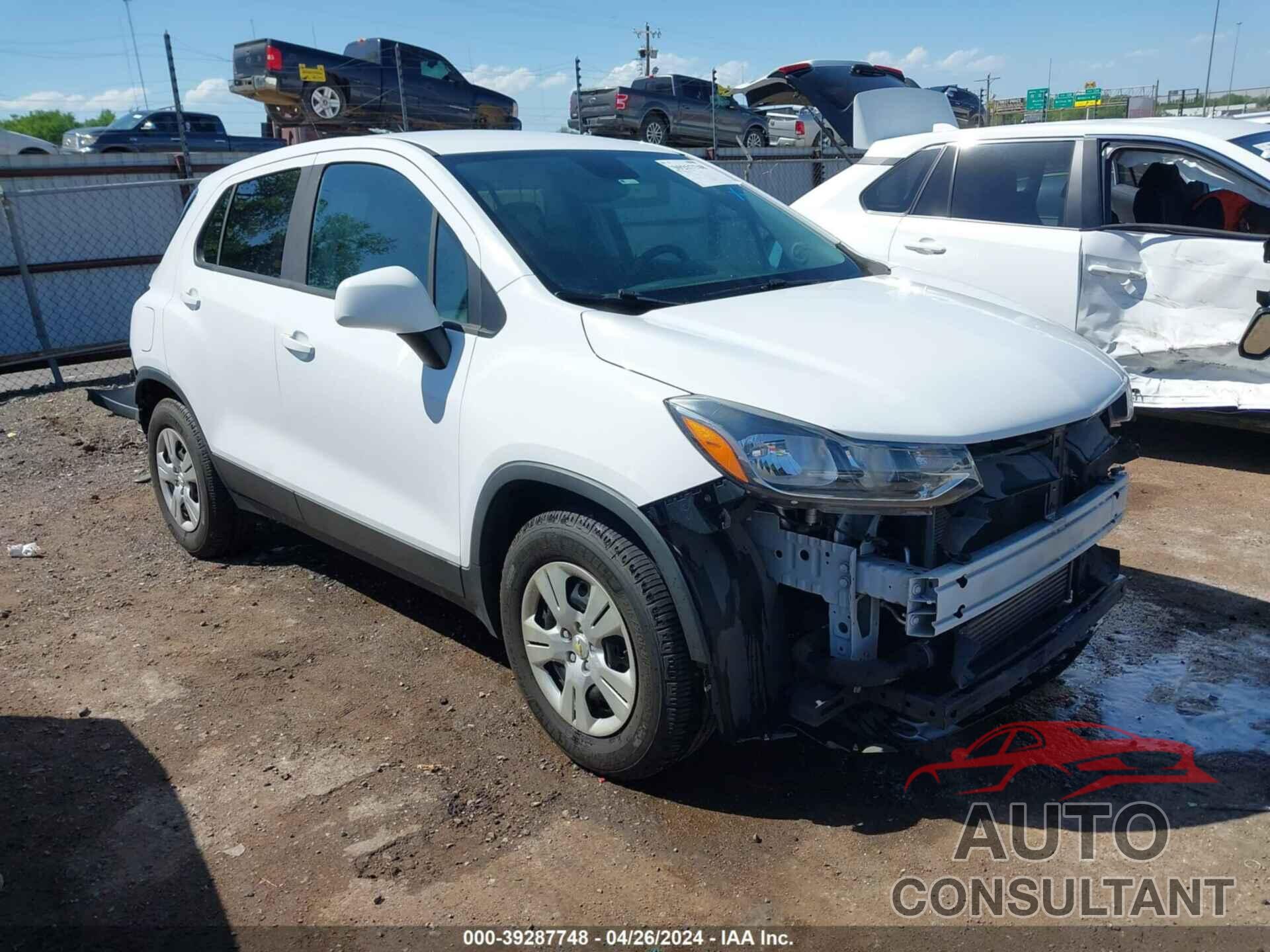 CHEVROLET TRAX 2017 - 3GNCJKSB2HL277923