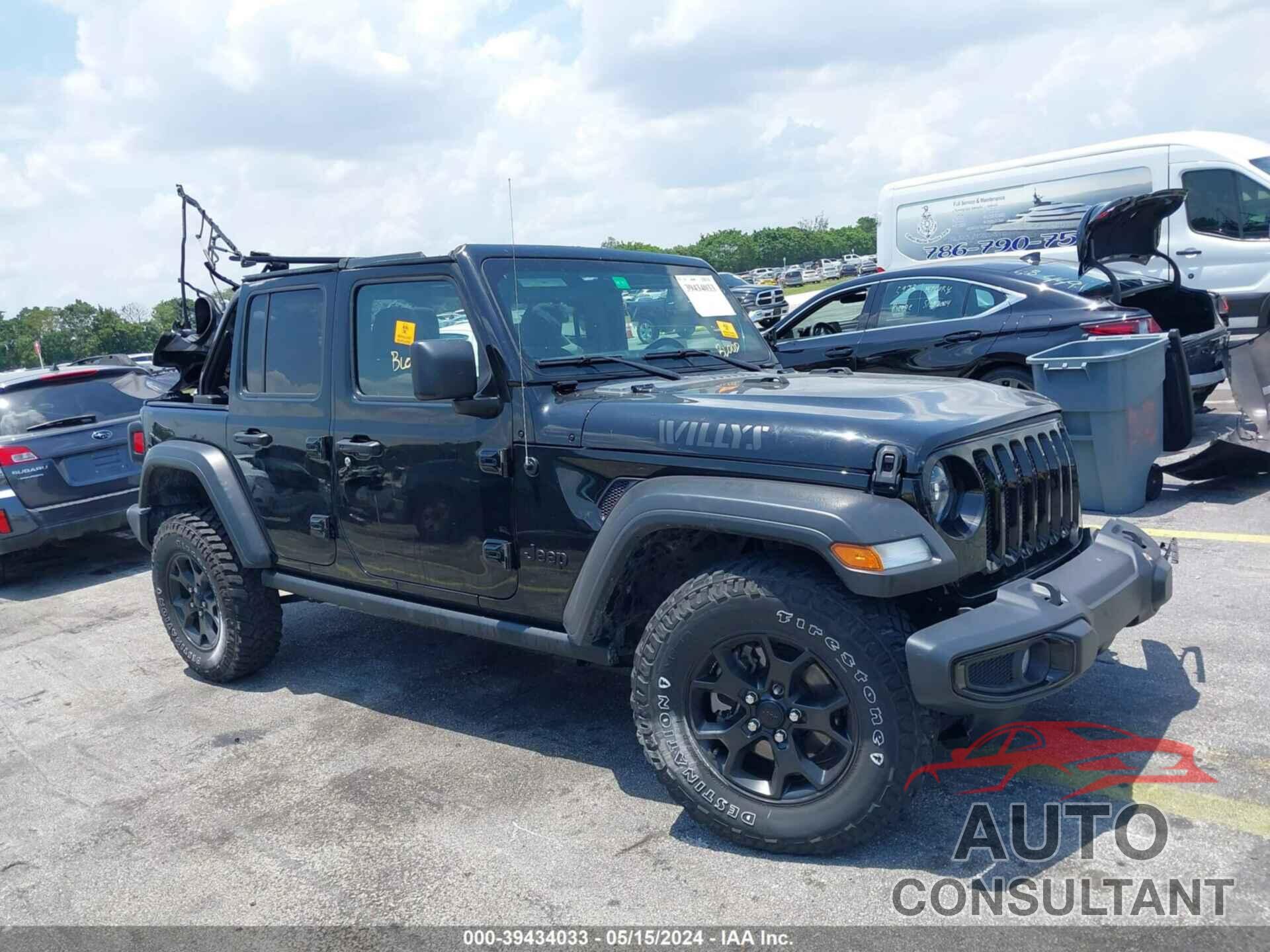 JEEP WRANGLER UNLIMITED 2022 - 1C4HJXDN3NW194283