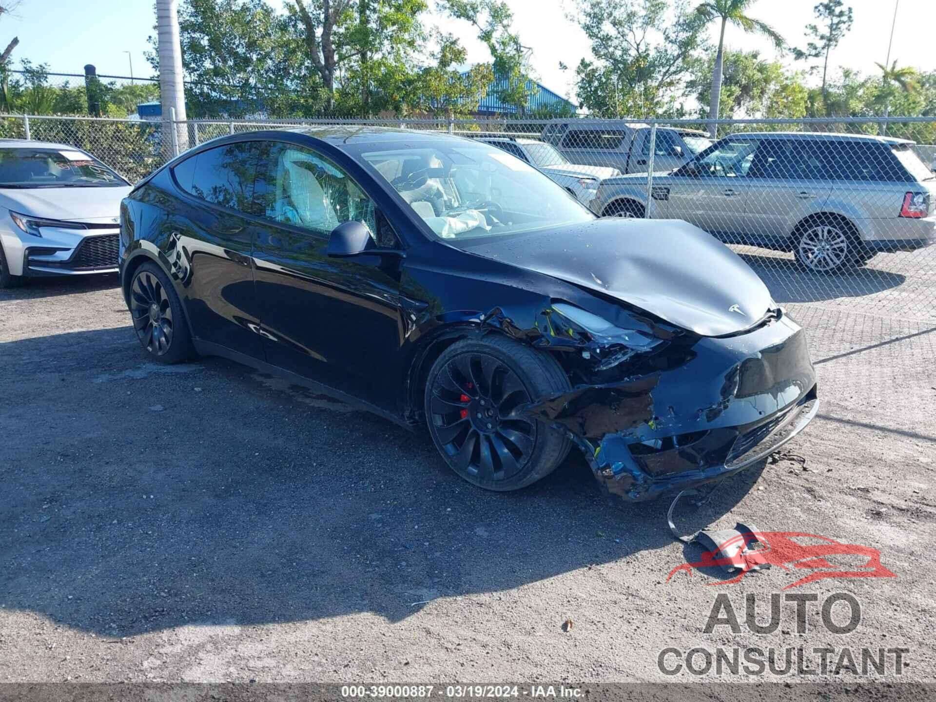 TESLA MODEL Y 2022 - 7SAYGDEF6NF313262