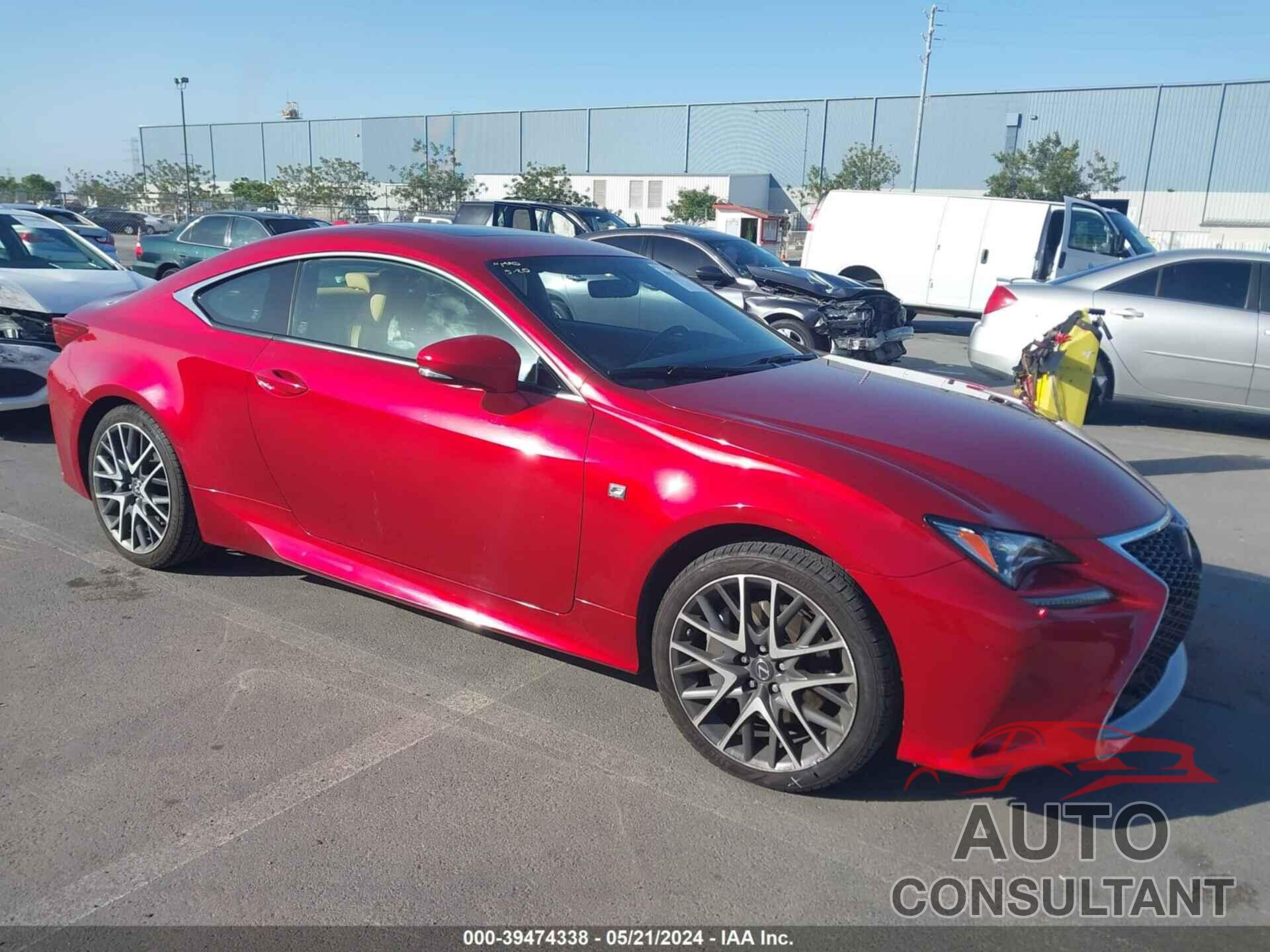 LEXUS RC 300 2016 - JTHSM5BC0G5002313