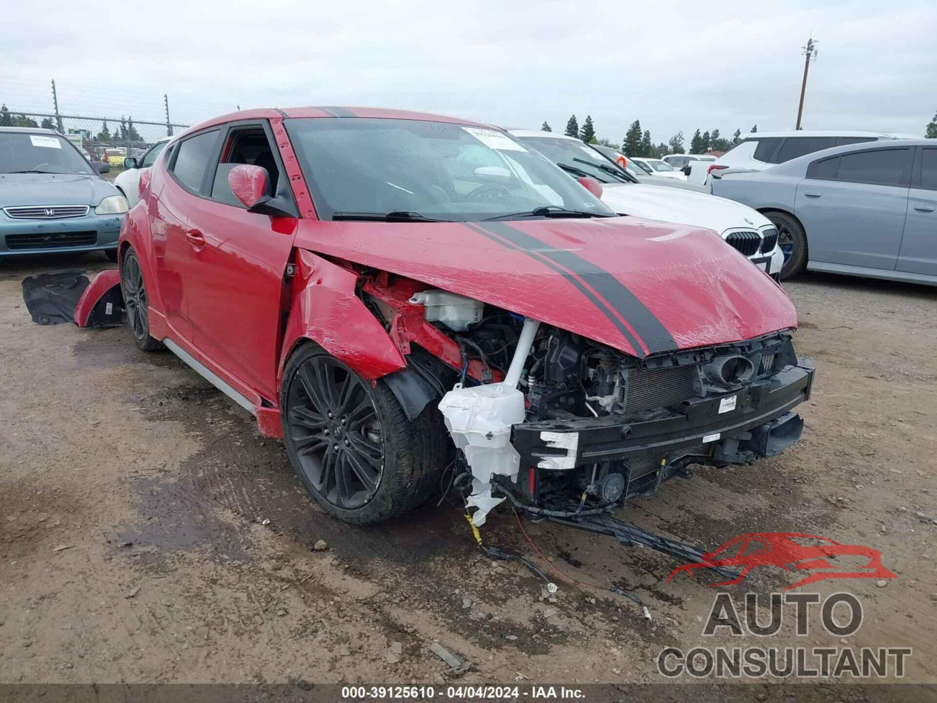 HYUNDAI VELOSTER 2016 - KMHTC6AE1GU300369