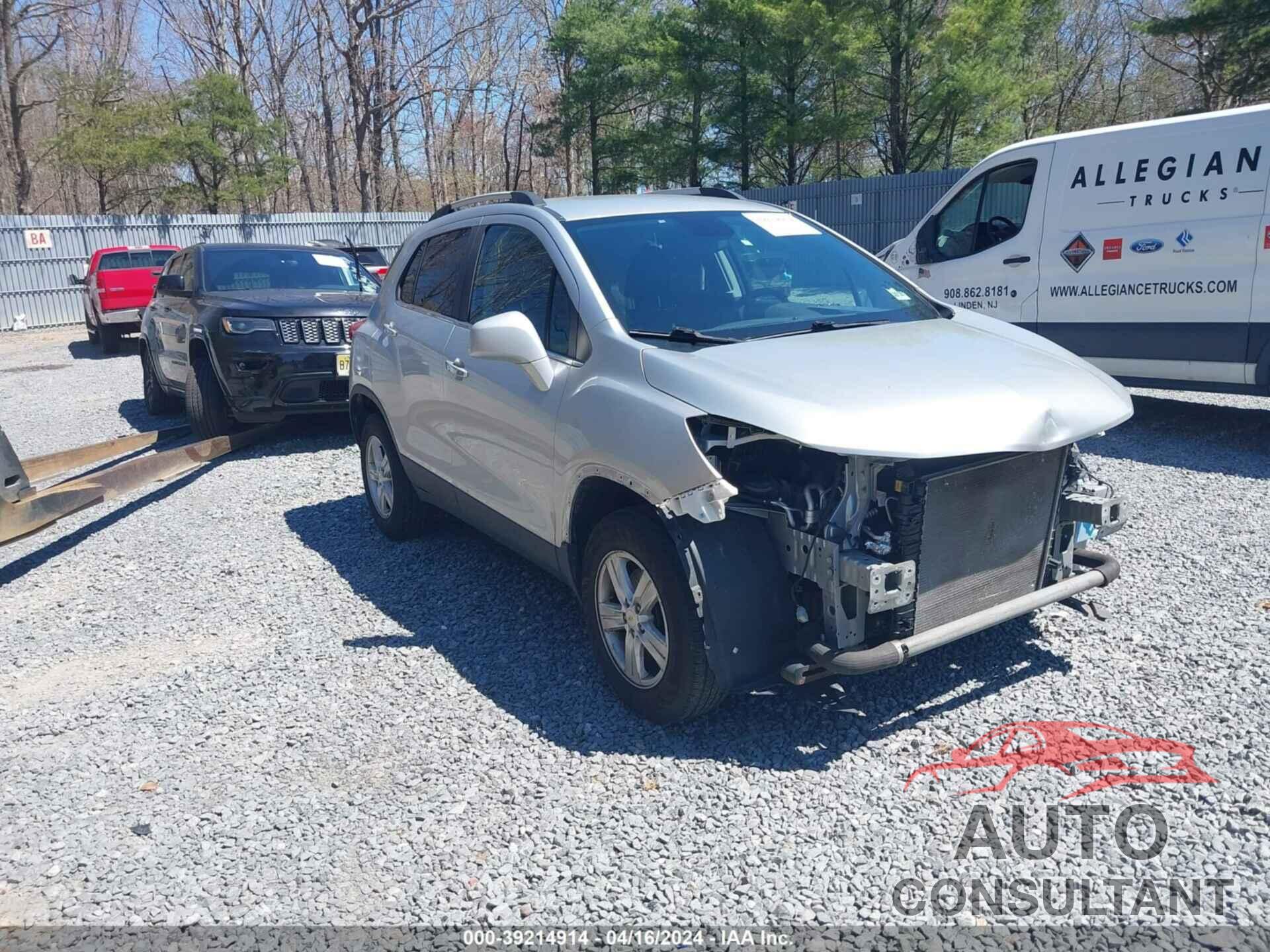 CHEVROLET TRAX 2019 - KL7CJPSB6KB888498