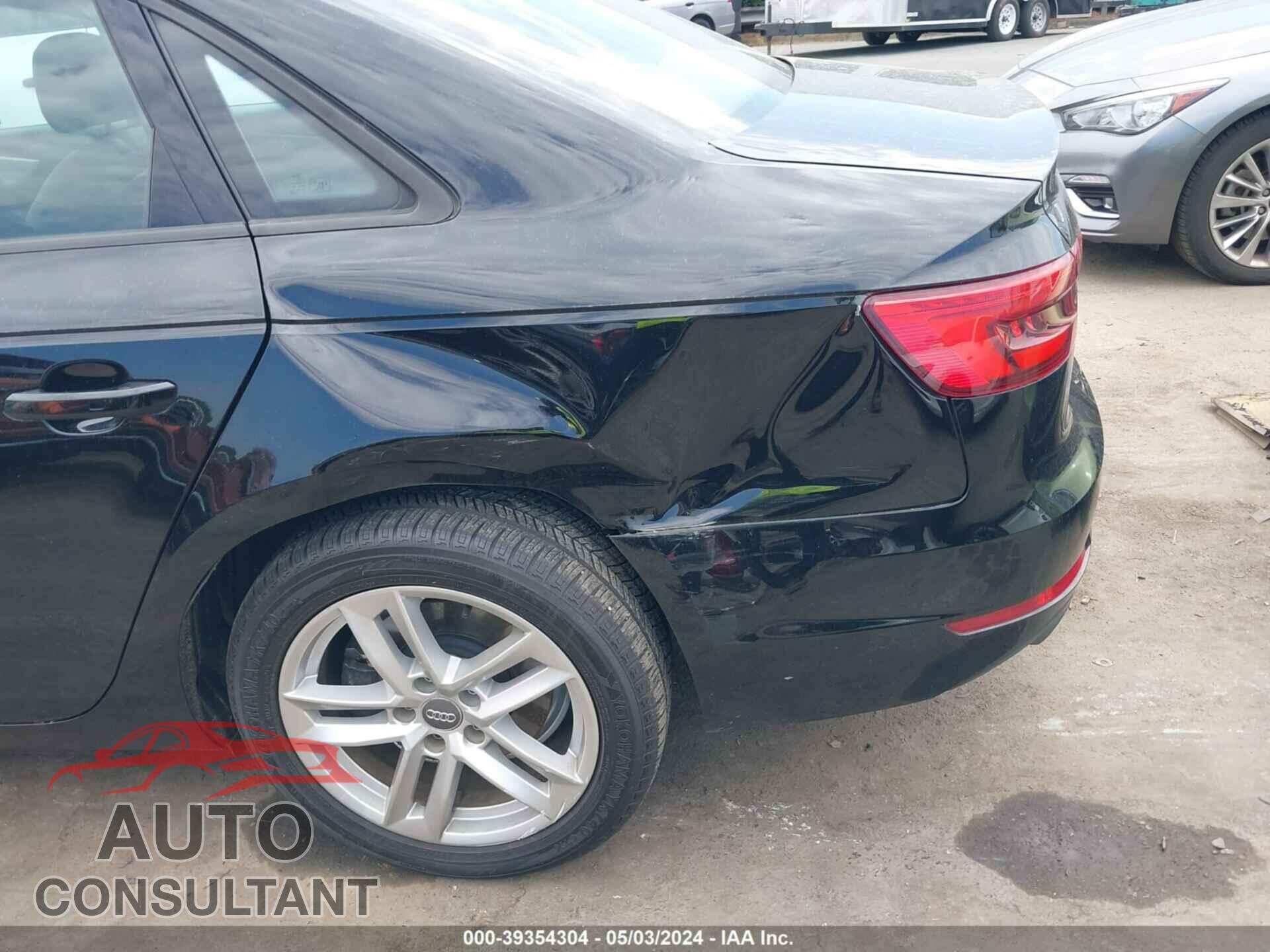 AUDI A4 2017 - WAUGMAF46HN033602