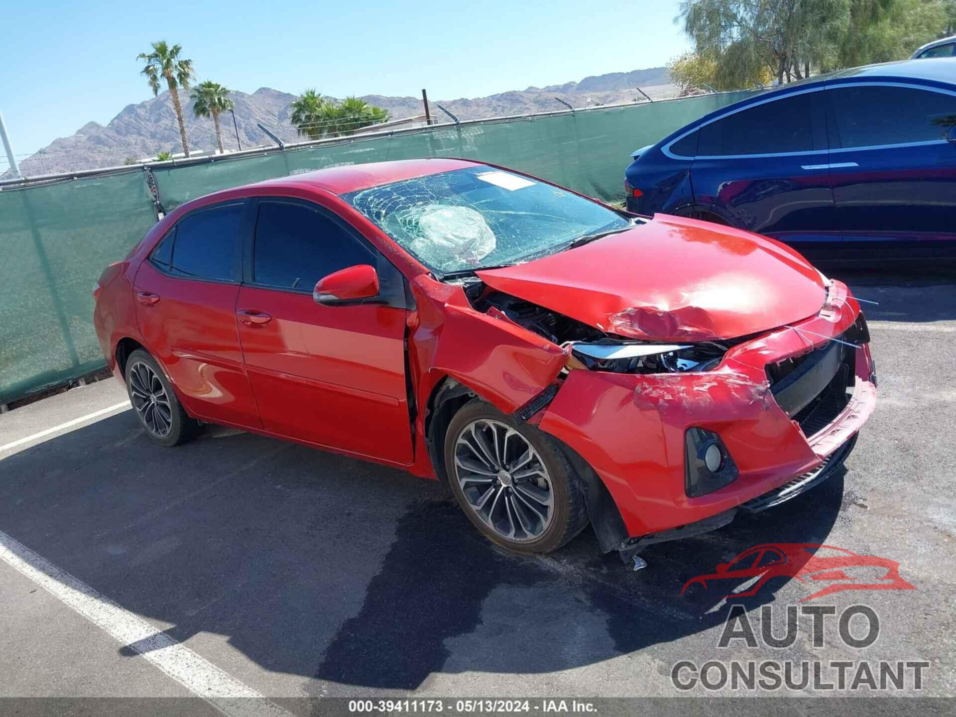 TOYOTA COROLLA 2016 - 5YFBURHE1GP381276
