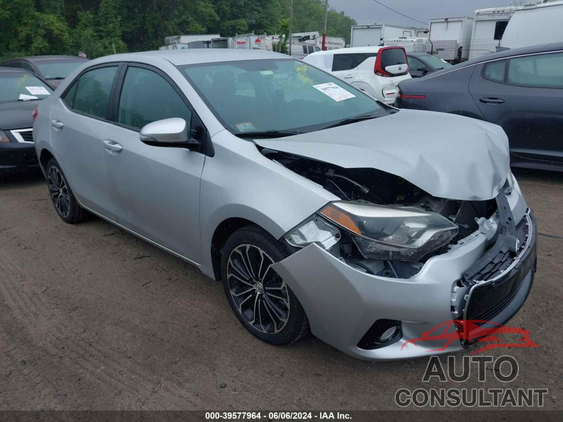 TOYOTA COROLLA 2016 - 2T1BURHE3GC487213