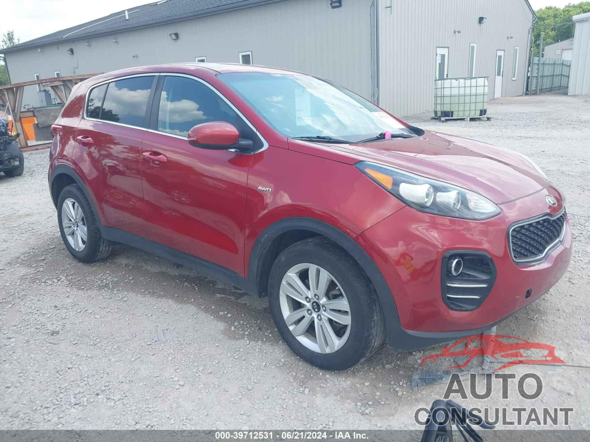 KIA SPORTAGE 2018 - KNDPMCACXJ7417633