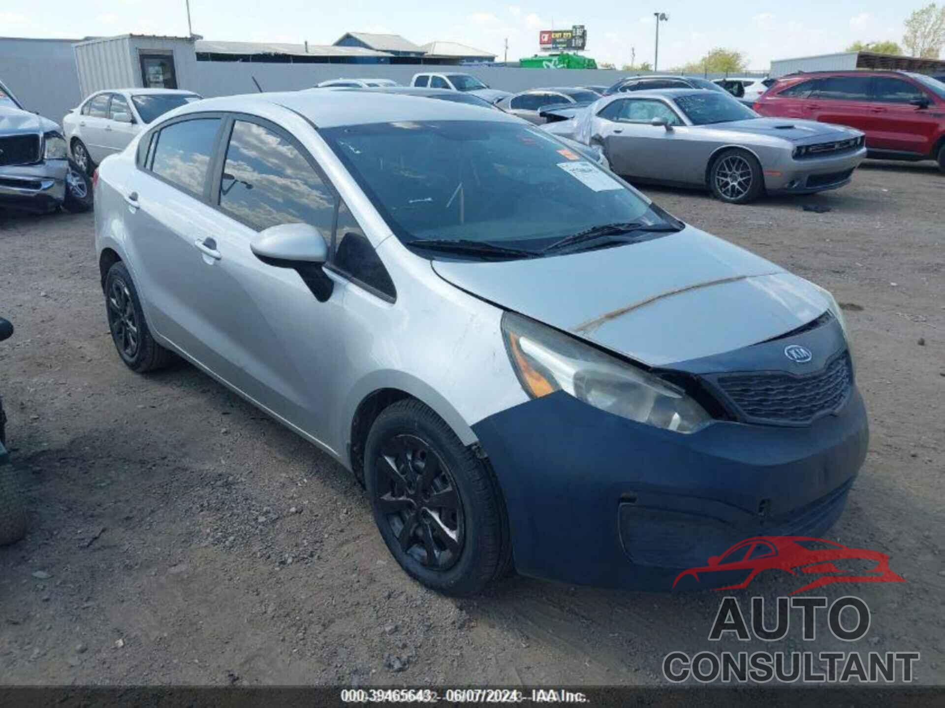 KIA RIO 2013 - KNADM4A35D6108443