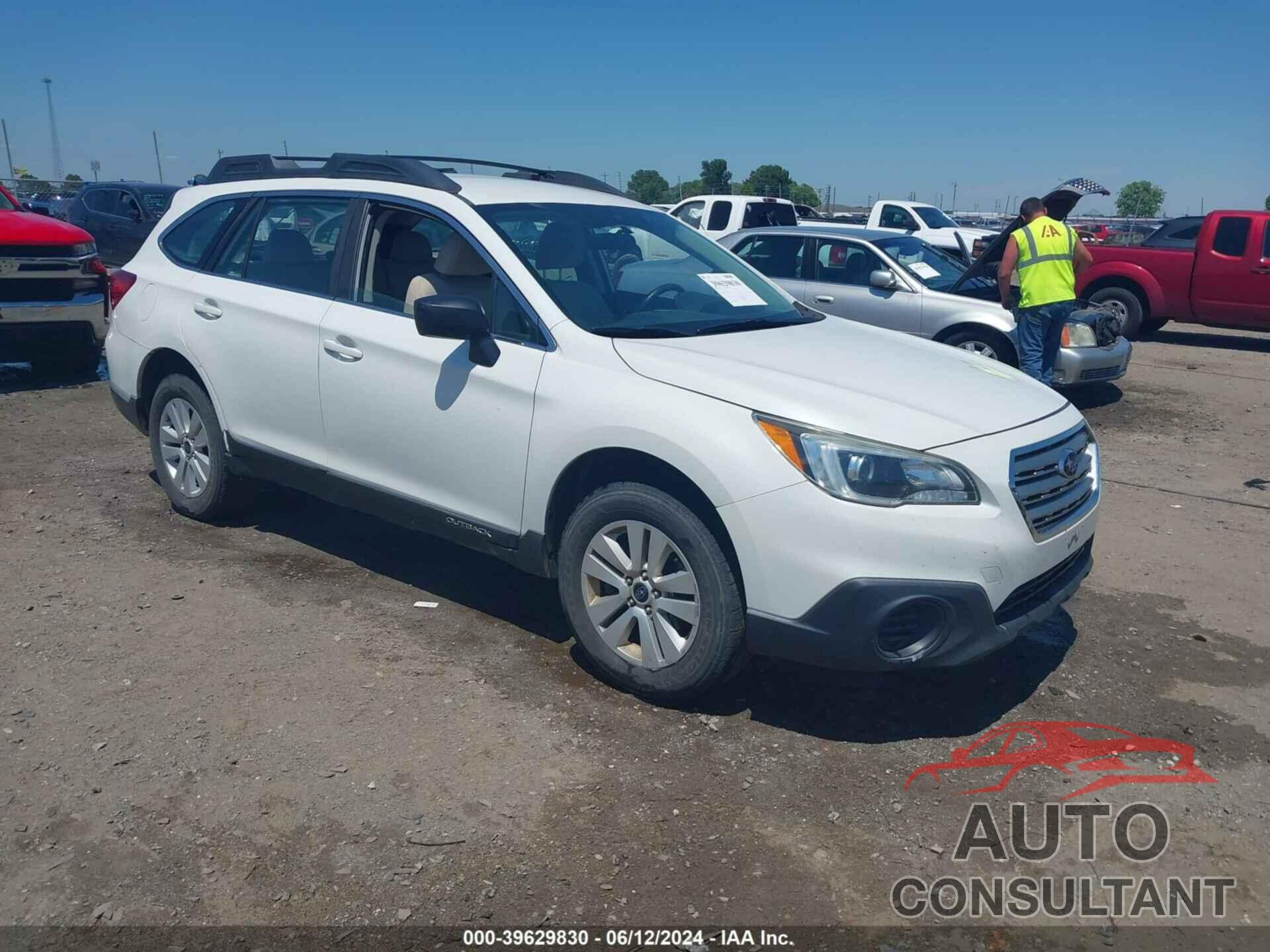 SUBARU OUTBACK 2017 - 4S4BSAAC4H3301975