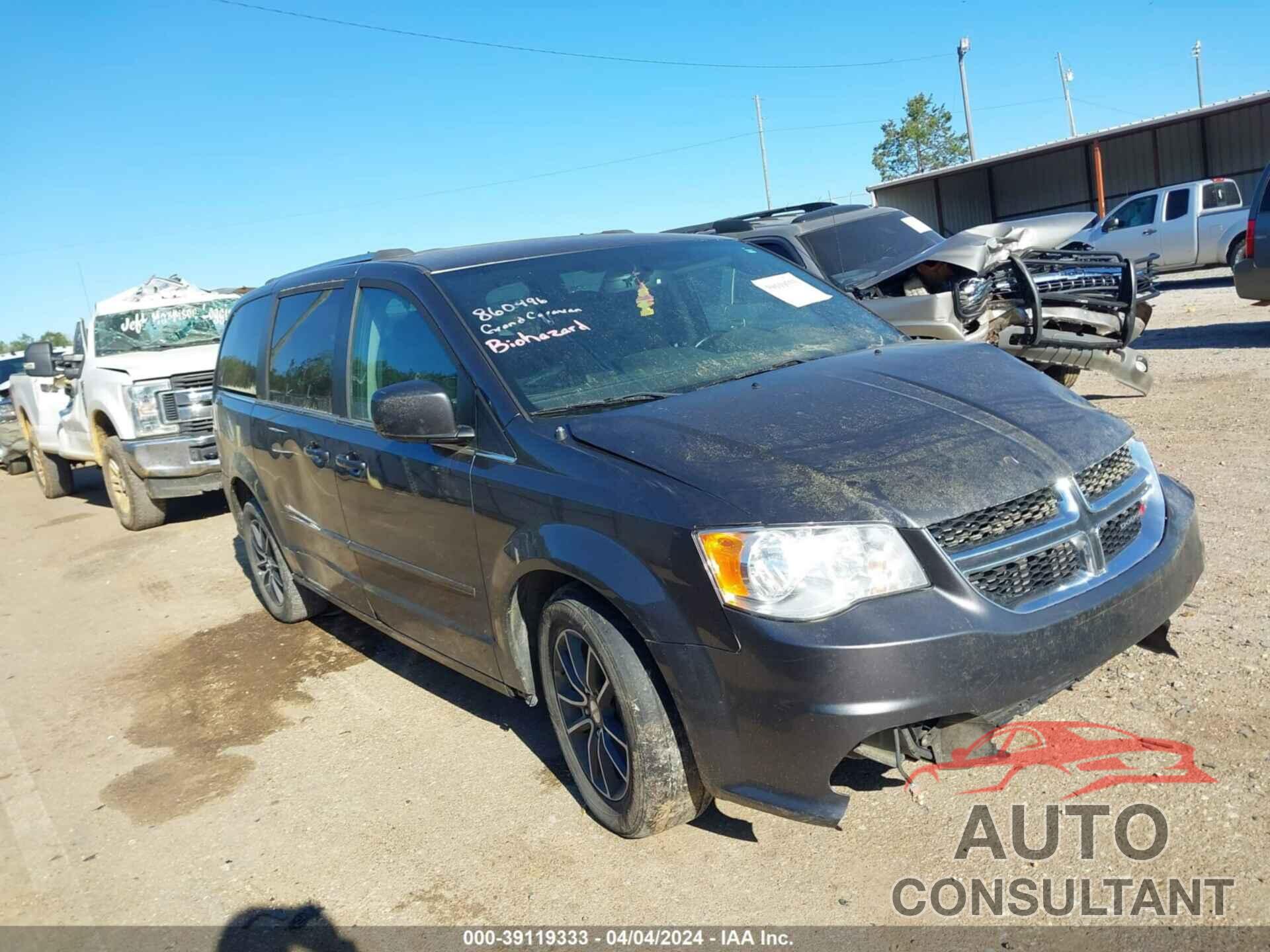 DODGE GRAND CARAVAN 2017 - 2C4RDGCG4HR860496