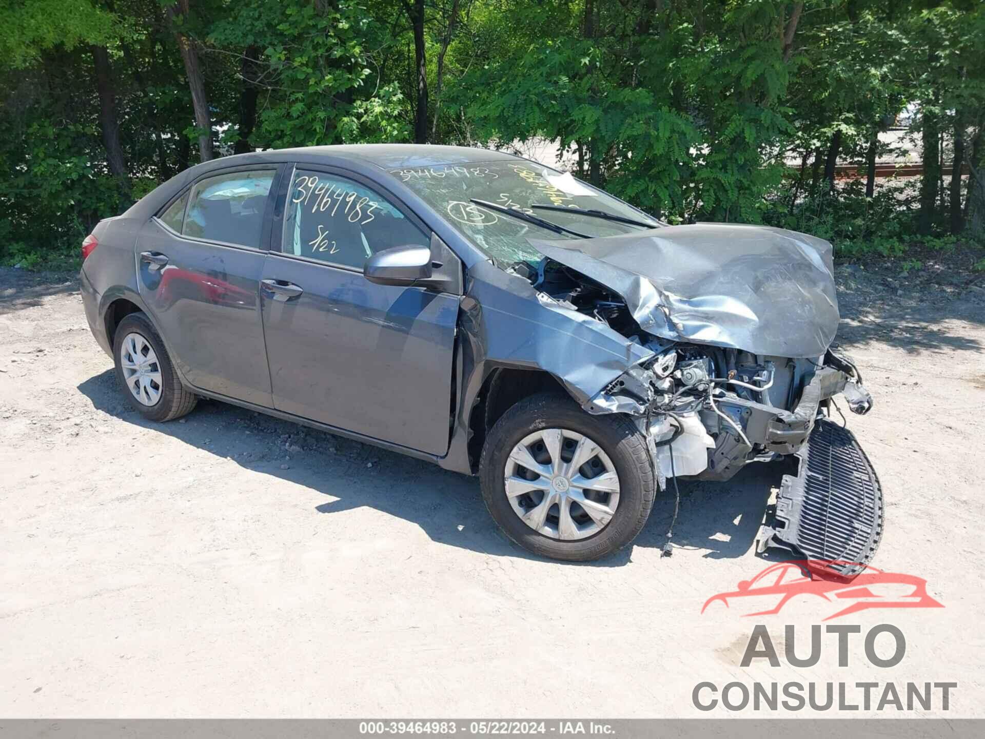 TOYOTA COROLLA 2016 - 2T1BPRHE0GC529733
