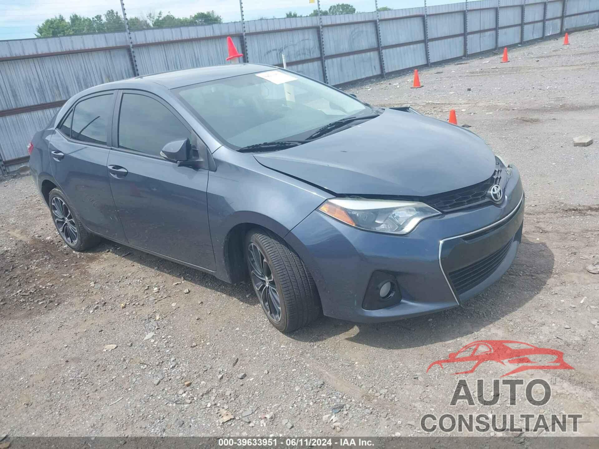 TOYOTA COROLLA 2016 - 5YFBURHE6GP480336