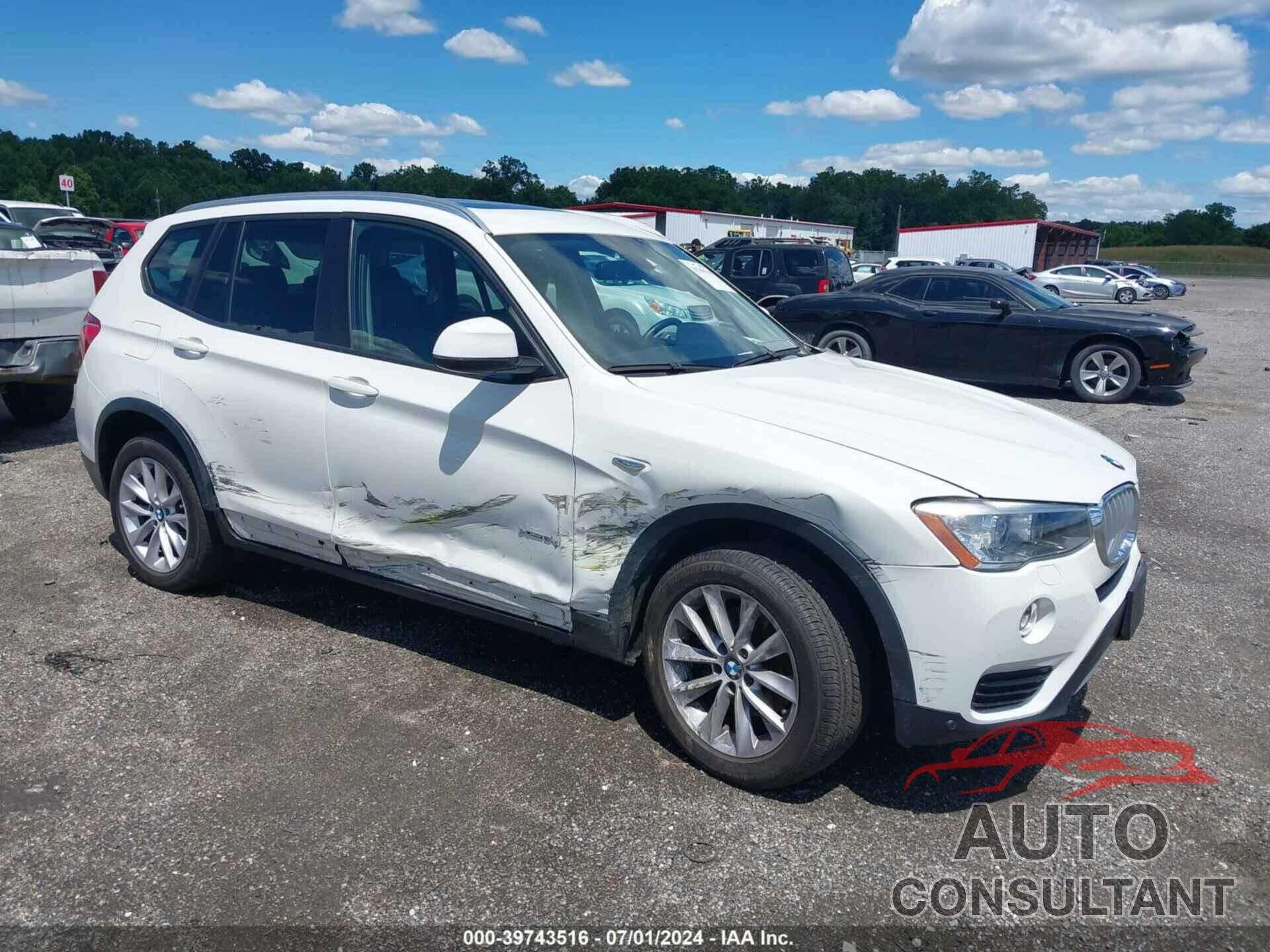 BMW X3 2017 - 5UXWX9C37H0W74740