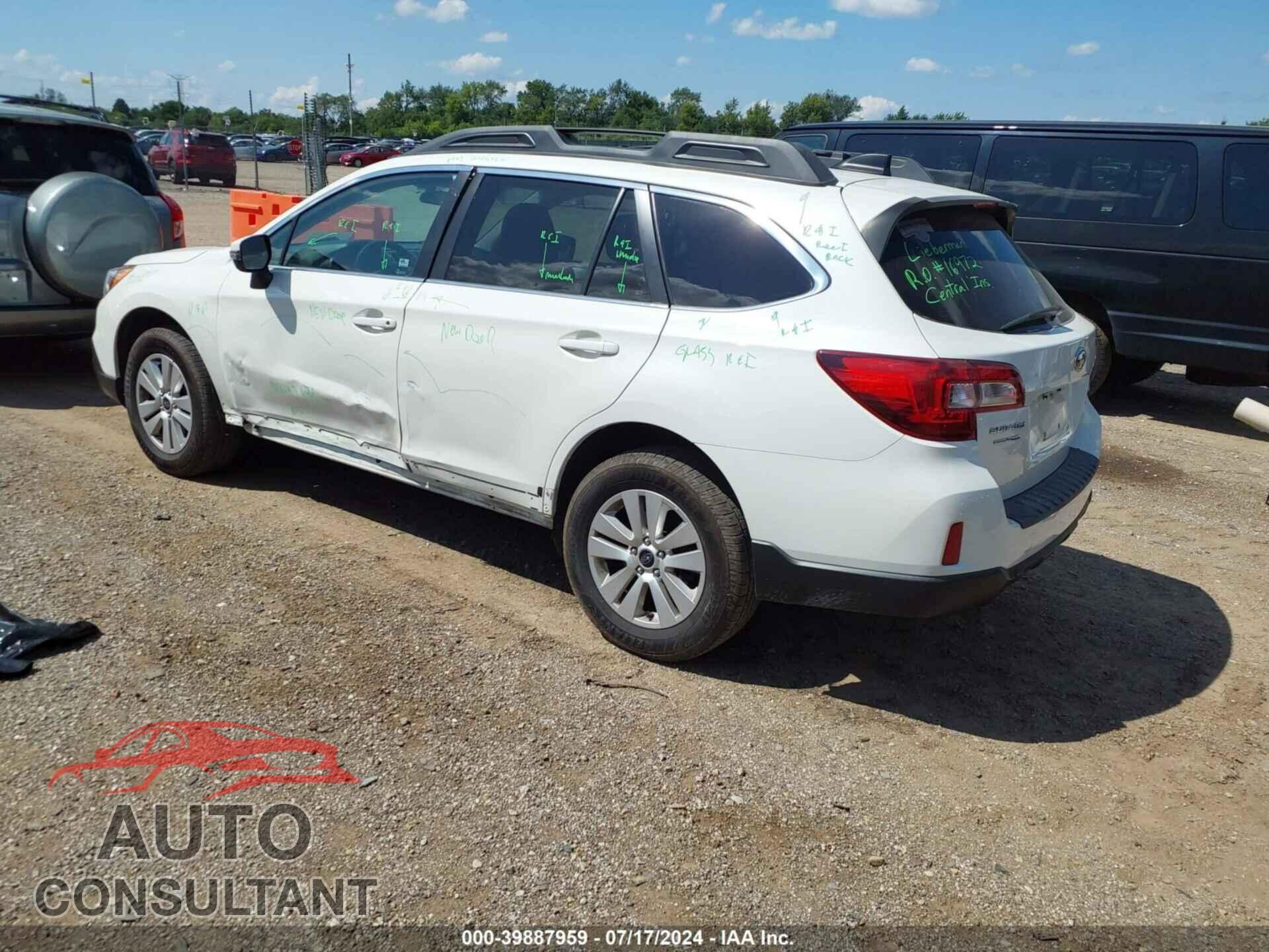 SUBARU OUTBACK 2016 - 4S4BSBFC8G3201844
