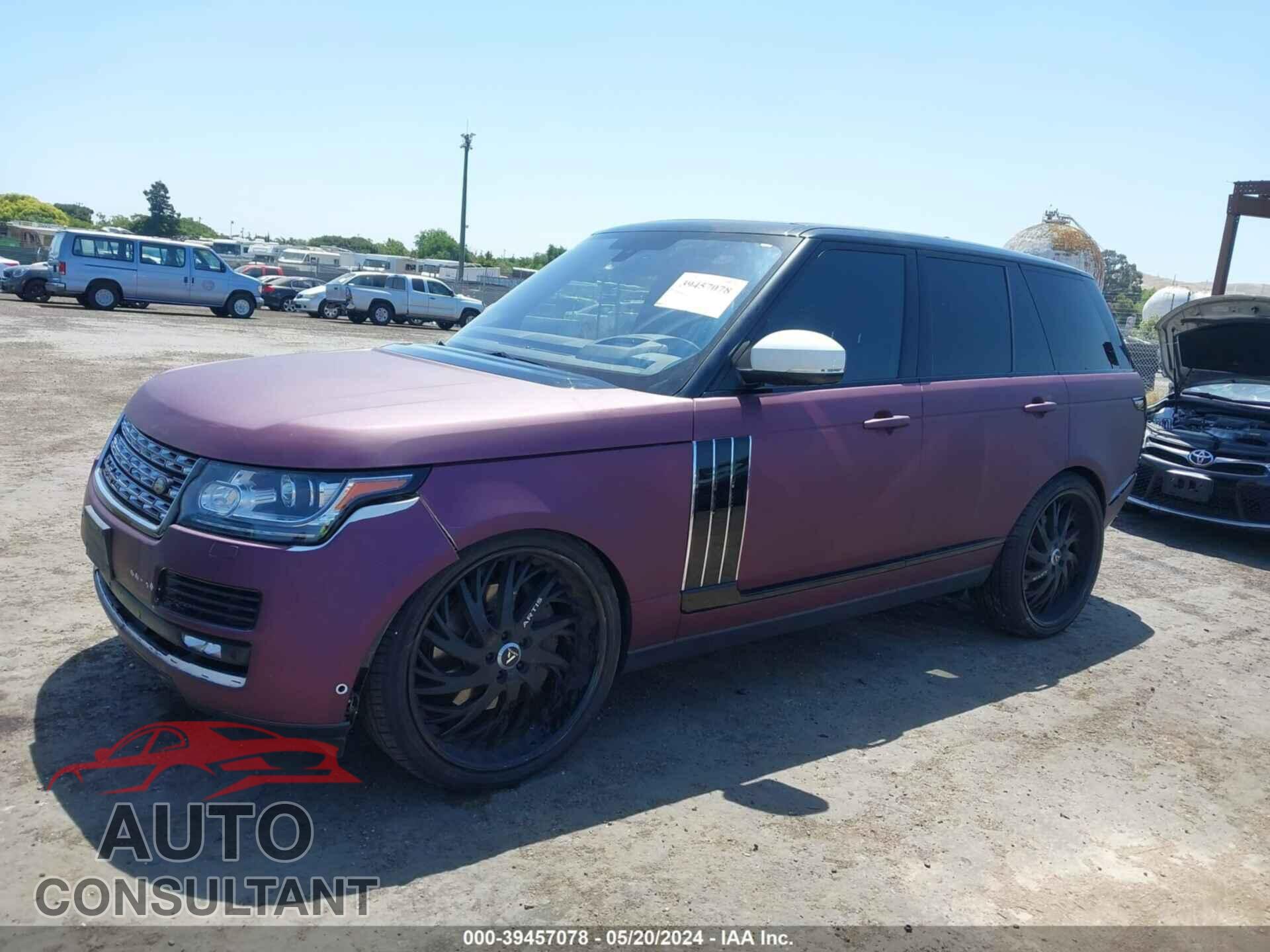 LAND ROVER RANGE ROVER 2016 - SALGS2VF4GA251943