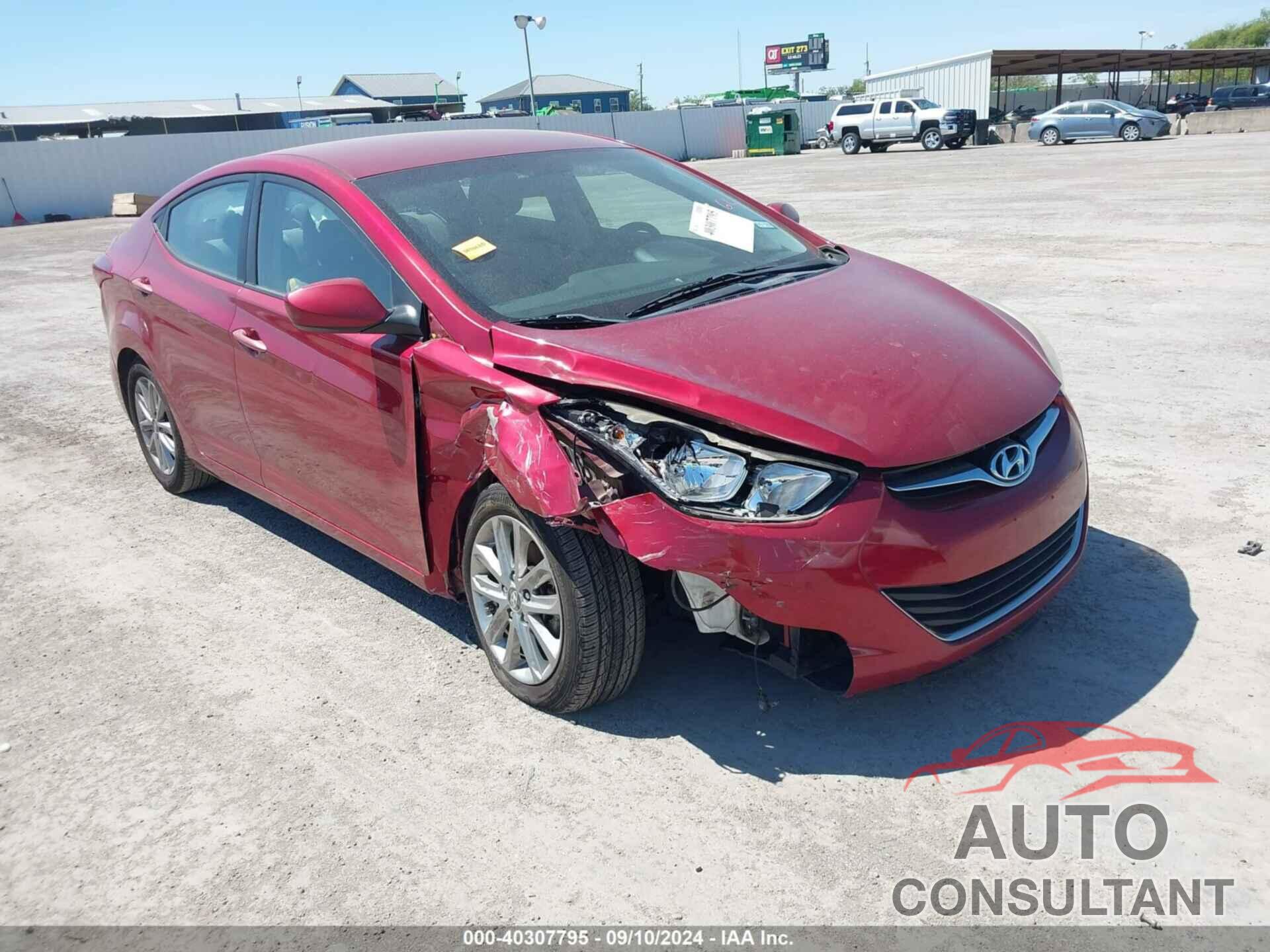 HYUNDAI ELANTRA 2016 - 5NPDH4AE1GH659598