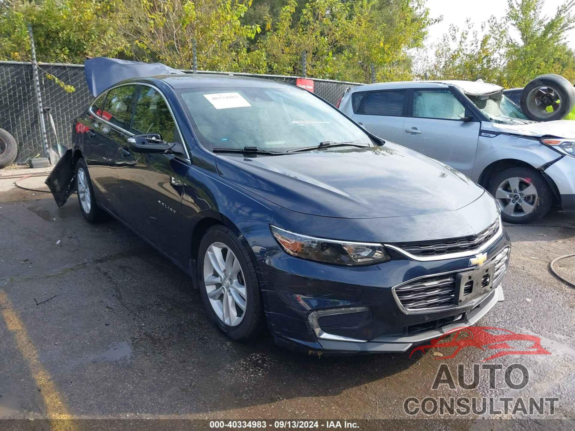 CHEVROLET MALIBU 2017 - 1G1ZE5ST0HF110206