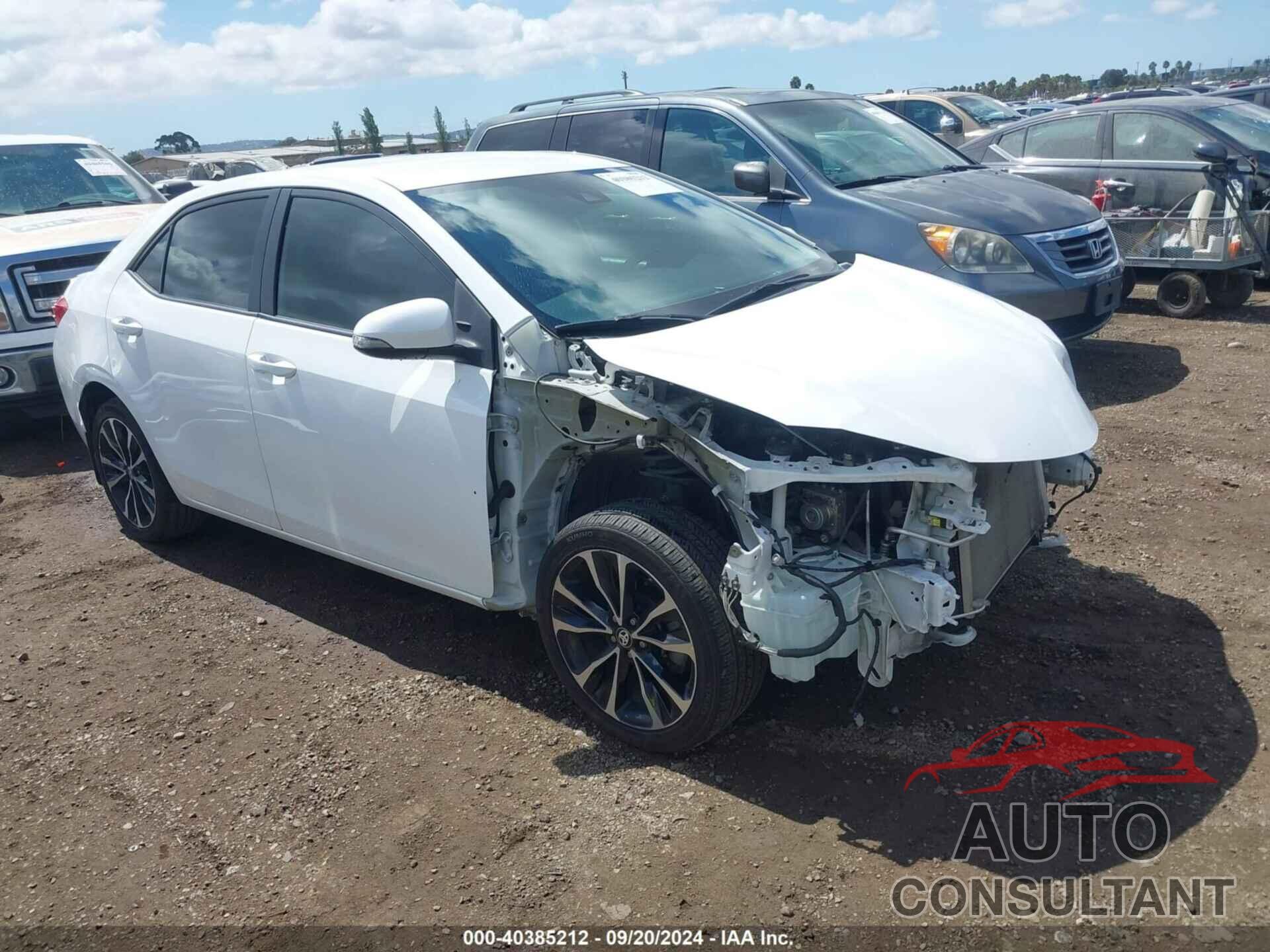 TOYOTA COROLLA 2019 - 2T1BURHE6KC133887