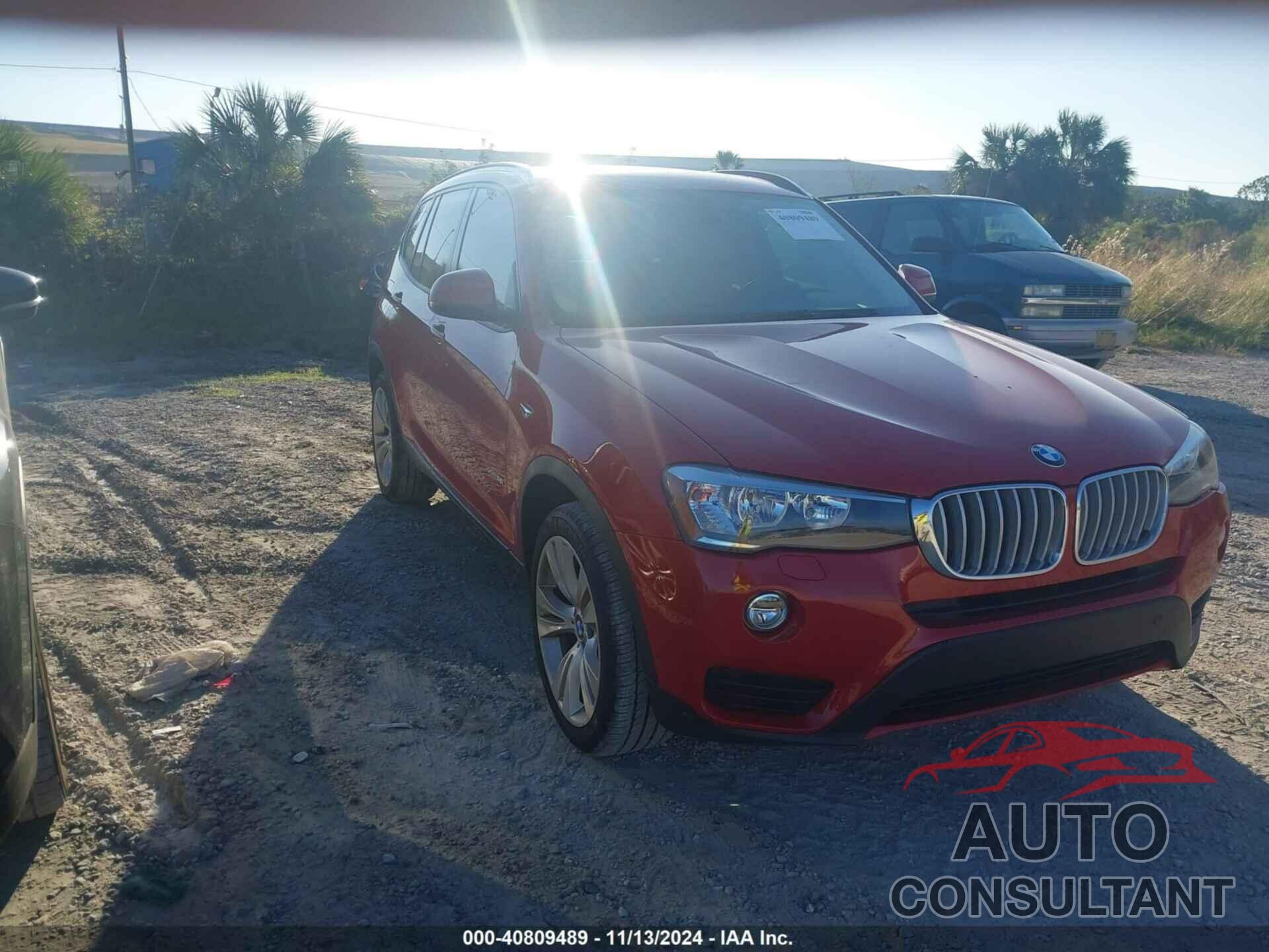 BMW X3 2016 - 5UXWX9C51G0D82939