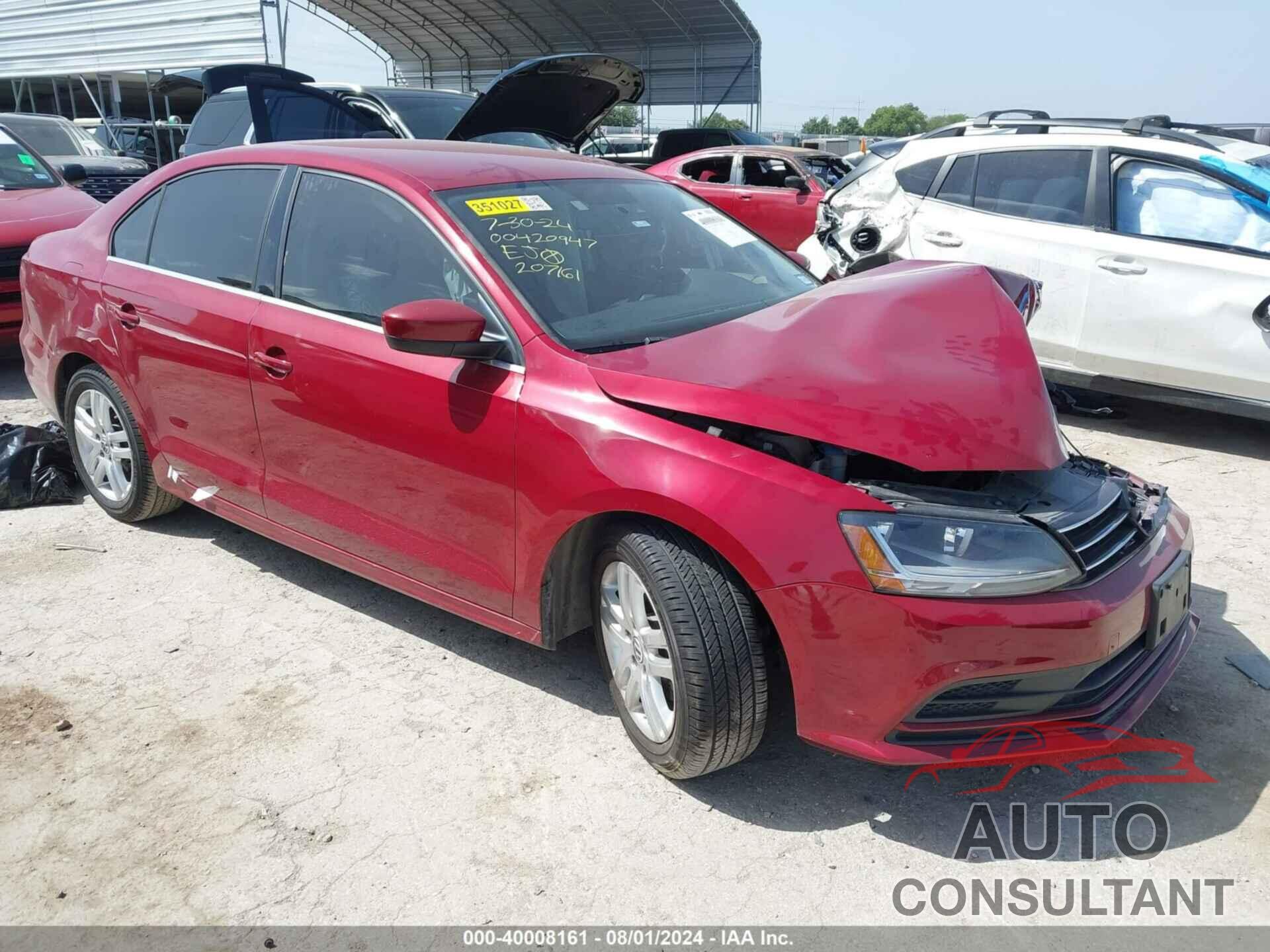 VOLKSWAGEN JETTA 2017 - 3VW2B7AJ4HM207161