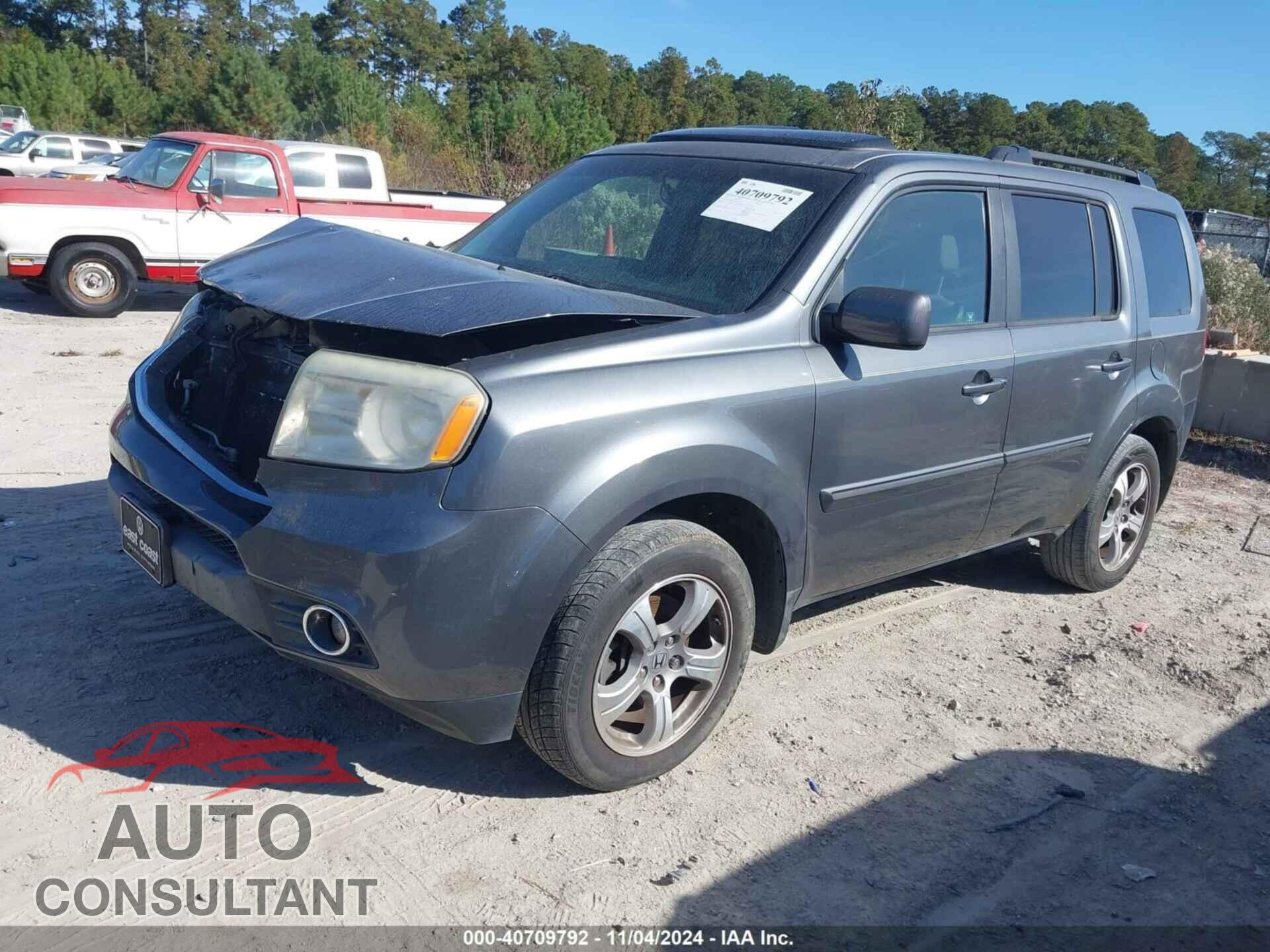 HONDA PILOT 2012 - 5FNYF4H71CB056786