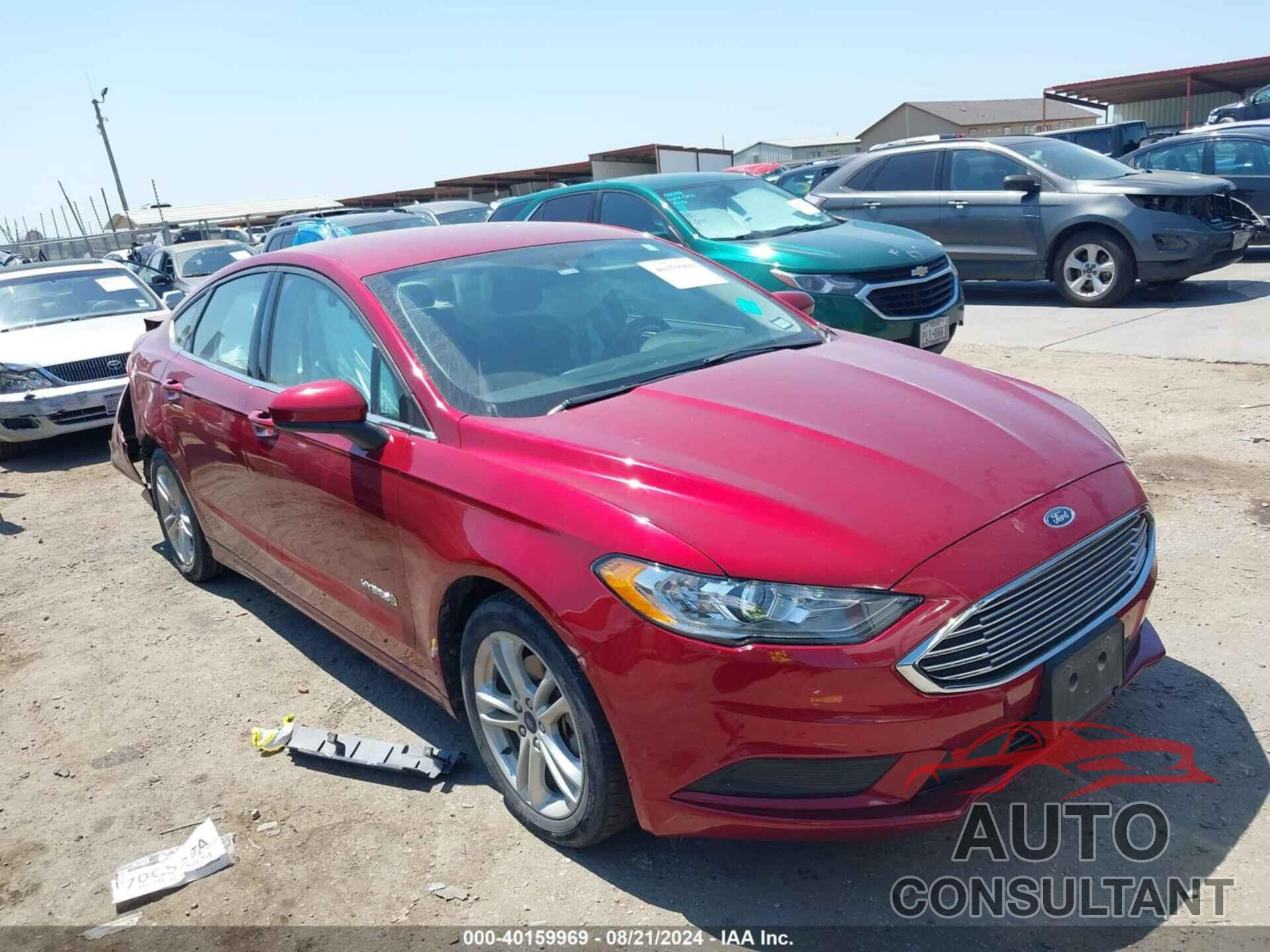 FORD FUSION HYBRID 2018 - 3FA6P0LU5JR208886