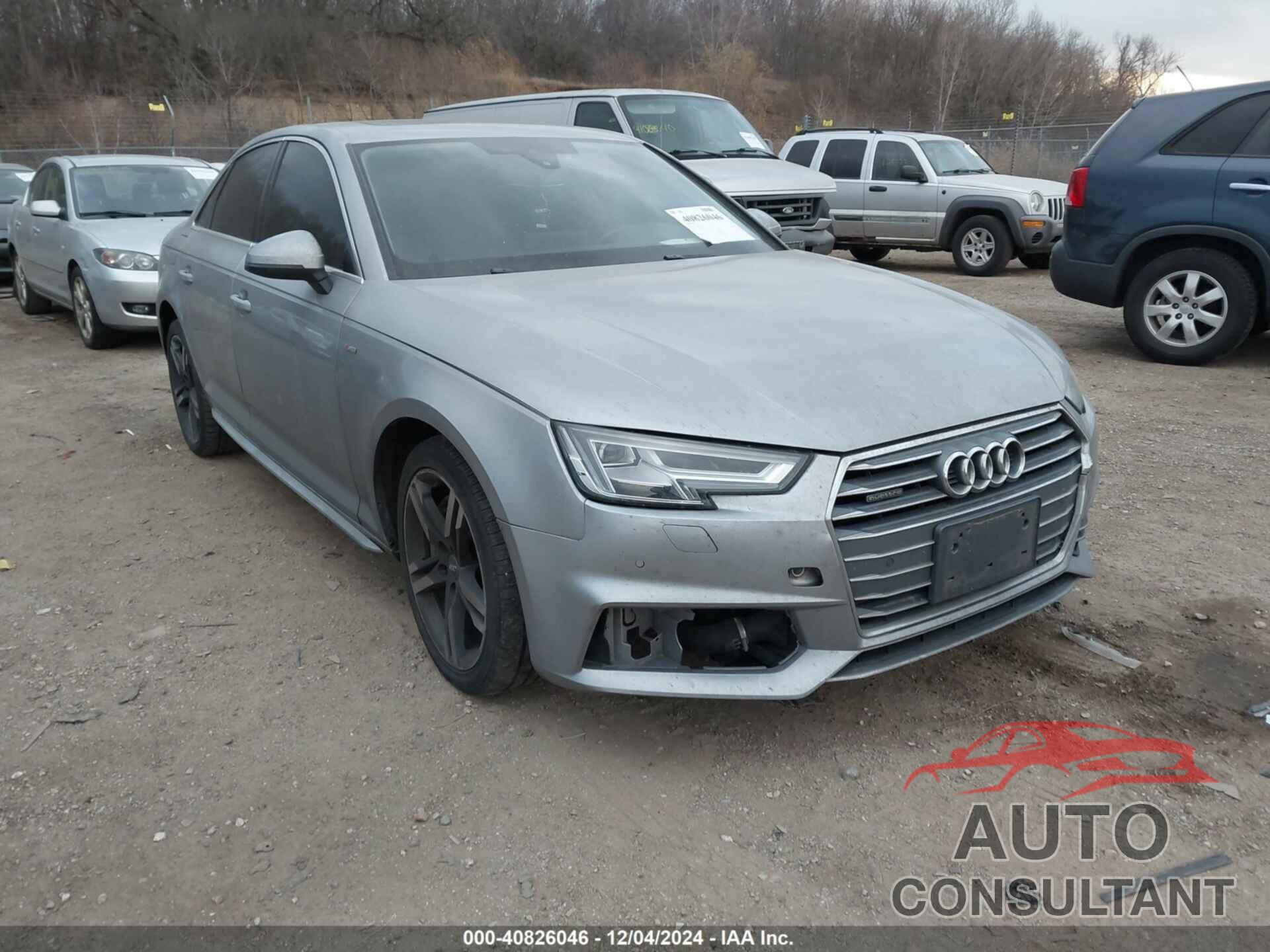 AUDI A4 2018 - WAUENAF45JA069167