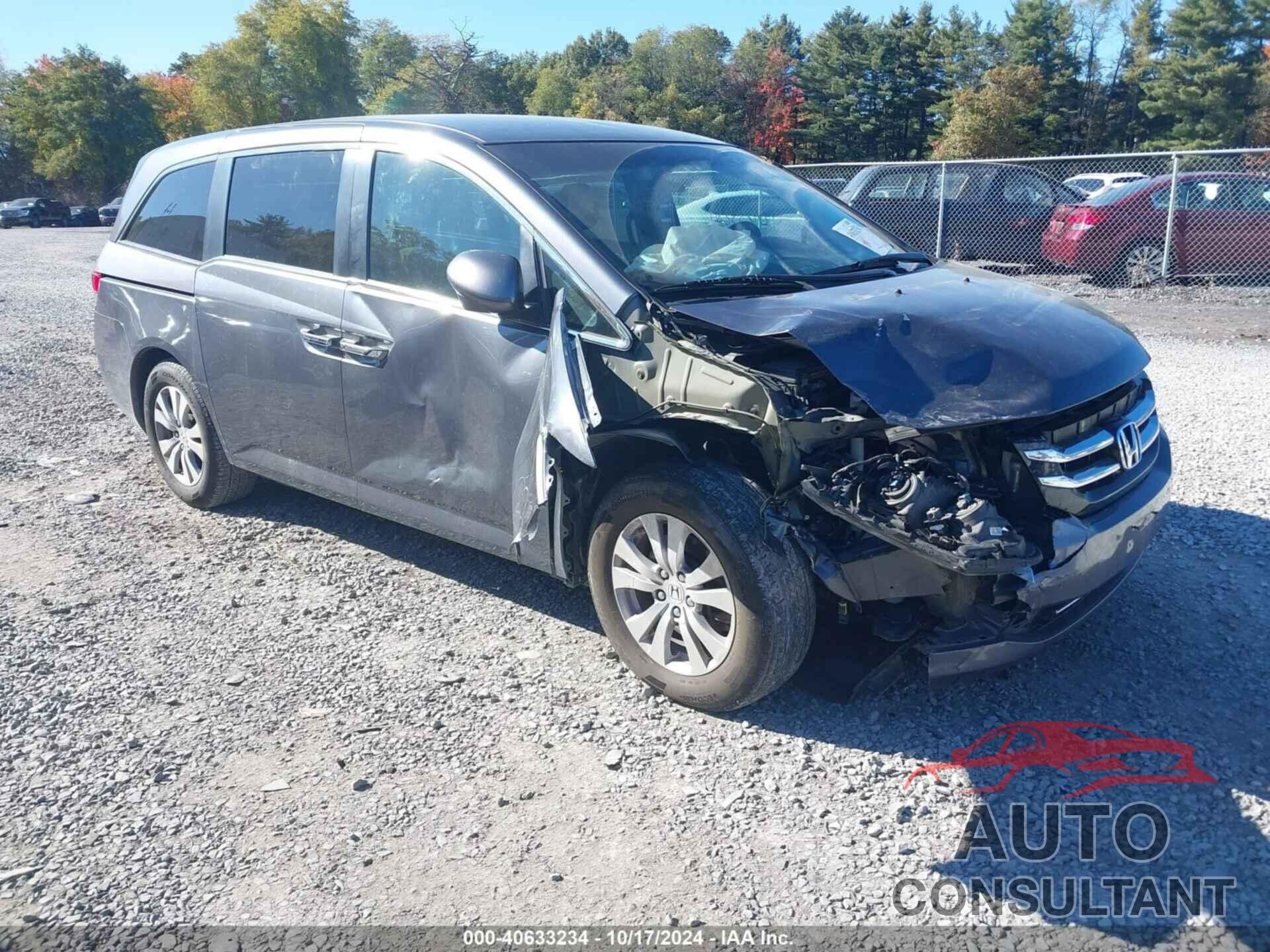 HONDA ODYSSEY 2016 - 5FNRL5H39GB113547