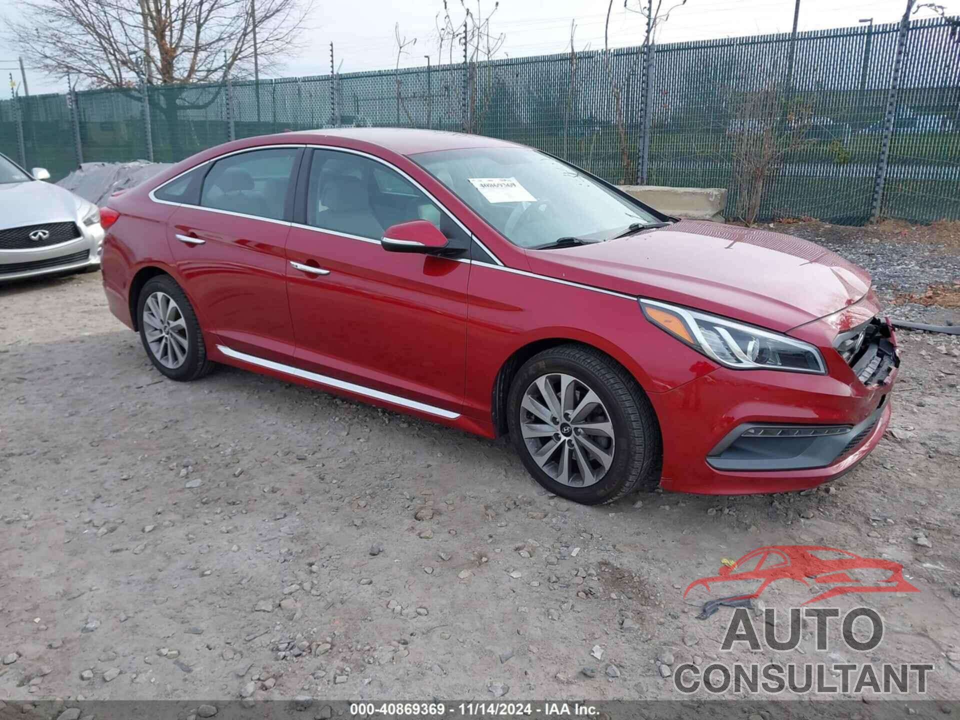 HYUNDAI SONATA 2016 - 5NPE34AF8GH346737