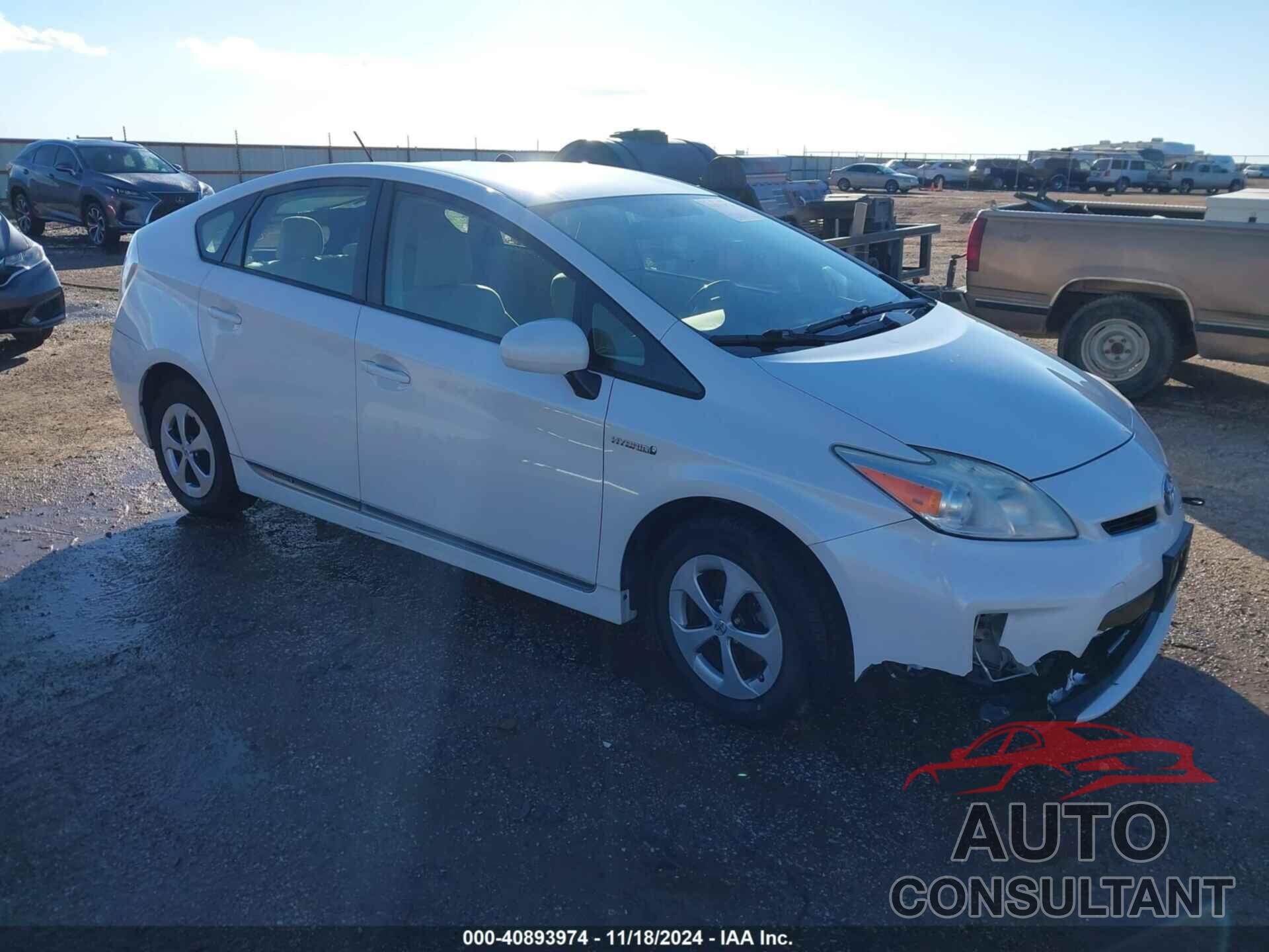 TOYOTA PRIUS 2012 - JTDKN3DU7C5417261