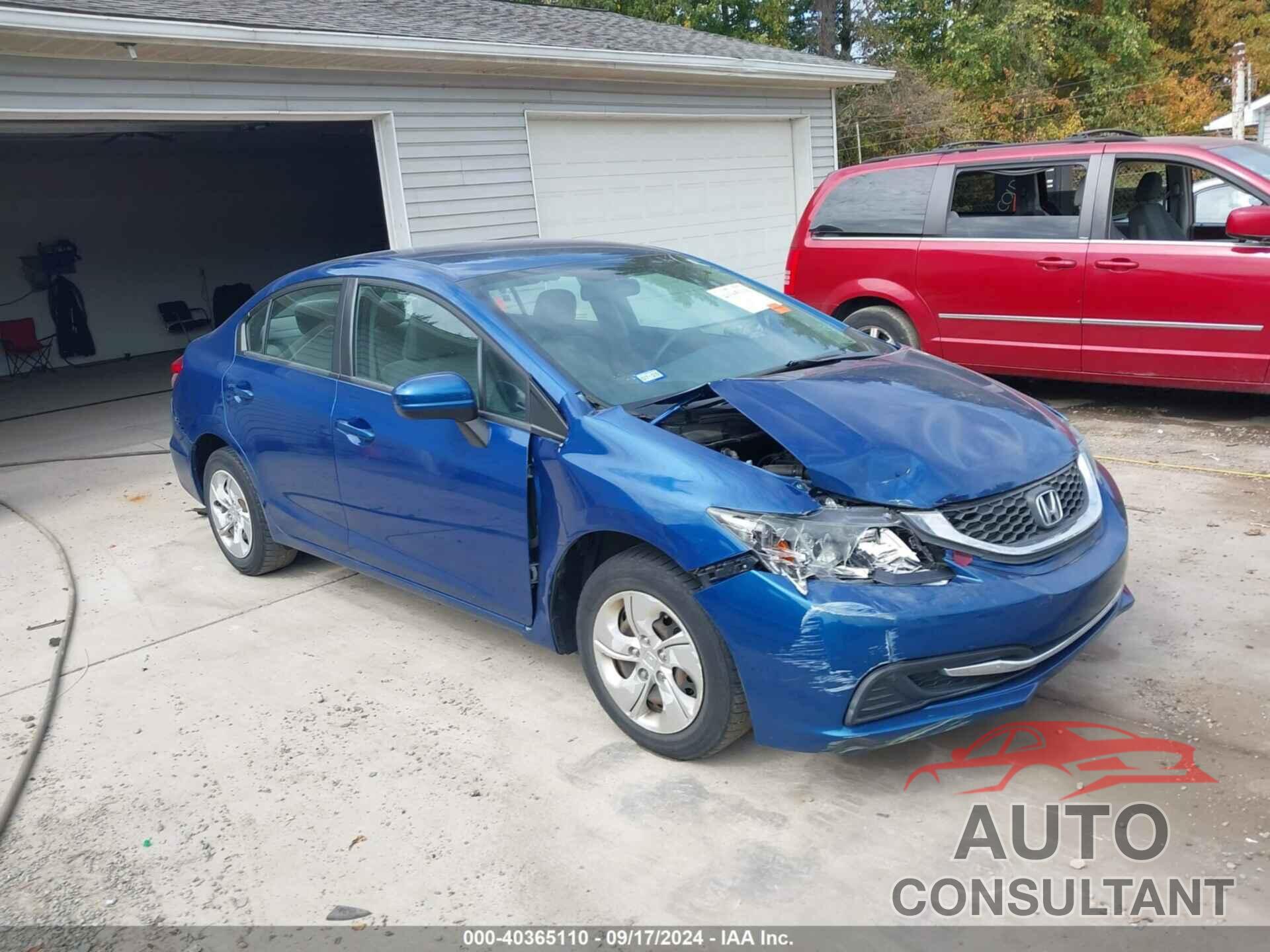 HONDA CIVIC 2014 - 19XFB2F53EE007123