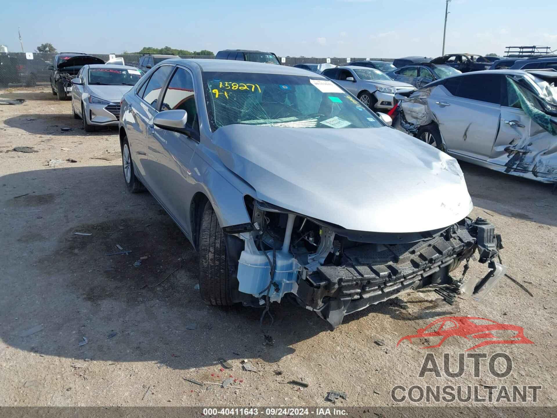 TOYOTA CAMRY 2016 - 4T4BF1FK9GR539047