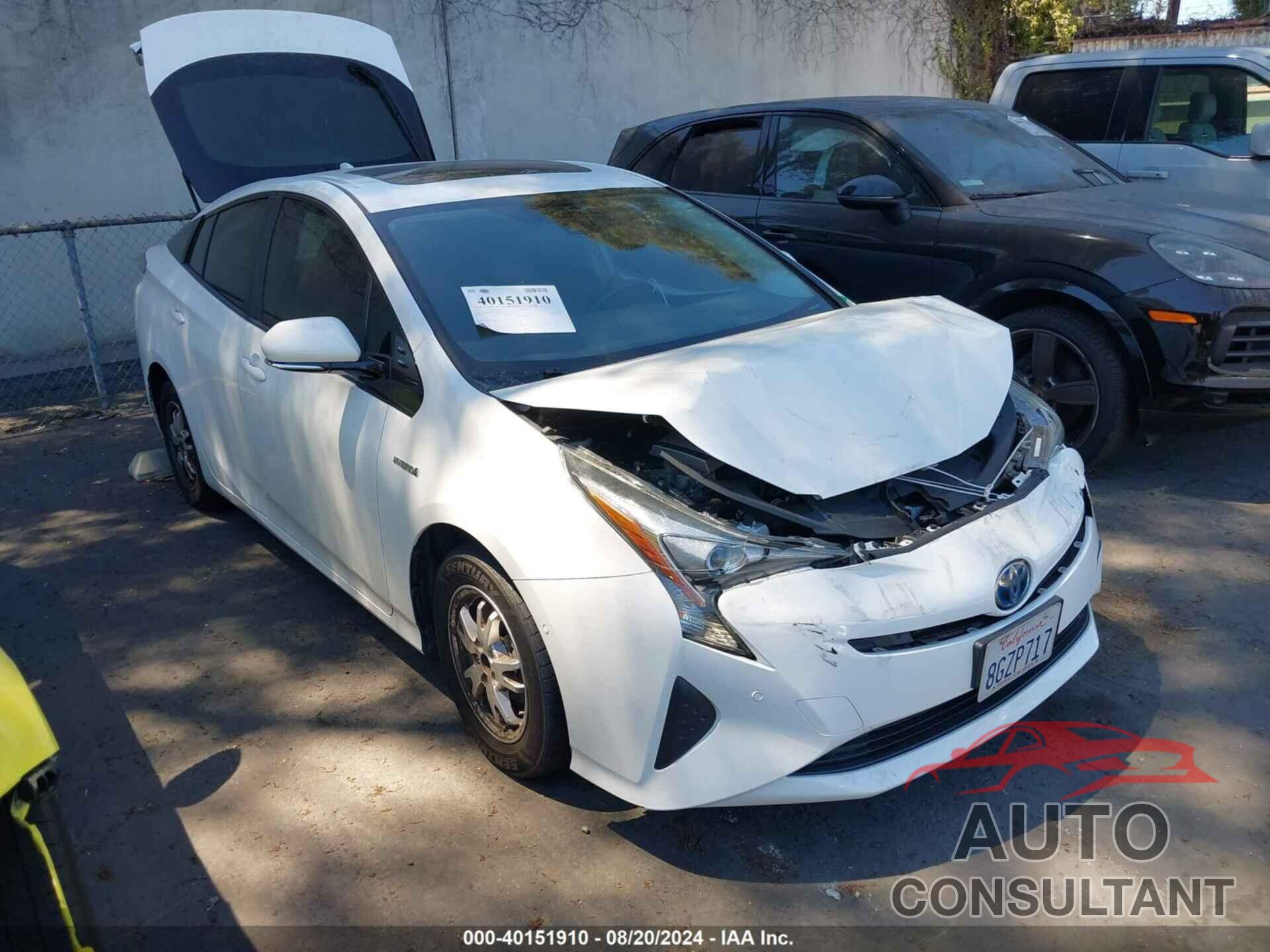 TOYOTA PRIUS 2018 - JTDKARFU9J3058421