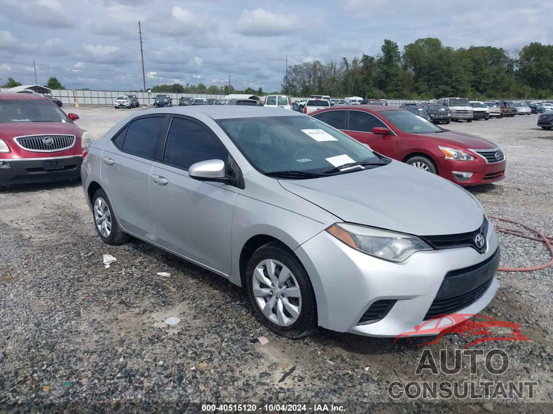 TOYOTA COROLLA 2016 - 5YFBURHE0GP525965