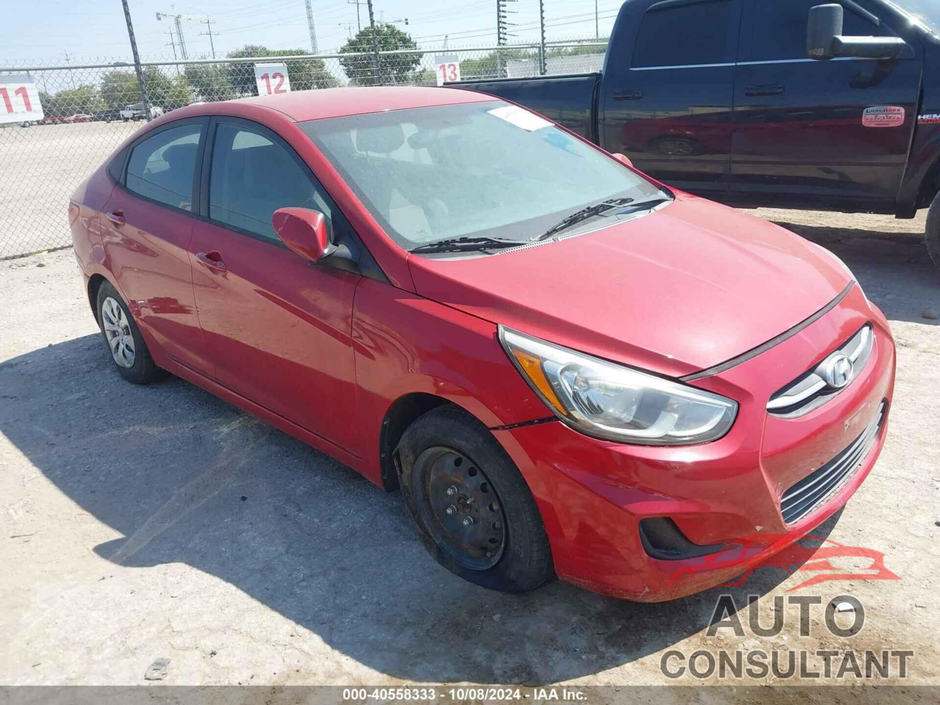 HYUNDAI ACCENT 2017 - KMHCT4AE6HU195091